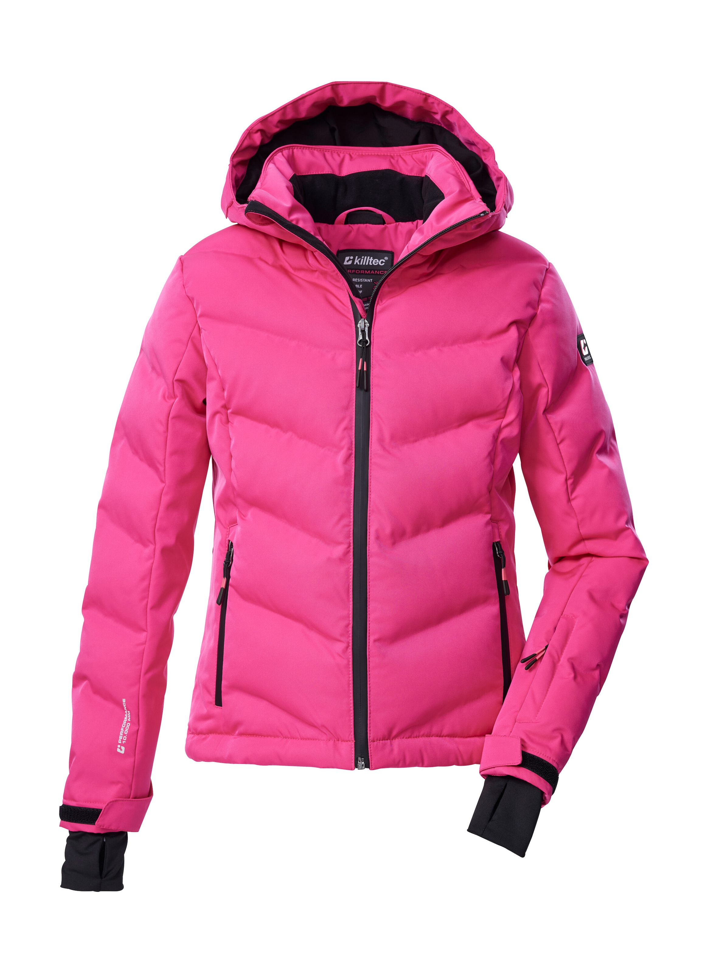 Killtec Skijacke »KSW 199 GRLS SKI QLTD JCKT« Mädchen Skijacke: wasserdicht, atmungsaktiv, verstellbare Kapuze