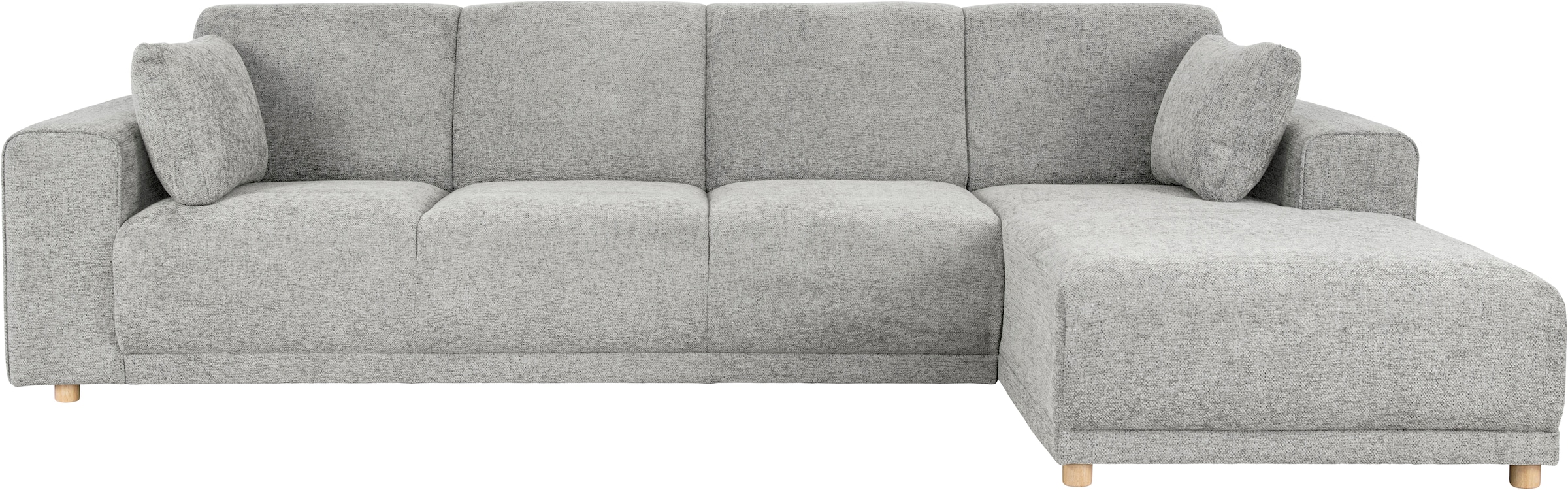 Home affaire Ecksofa »LEMPS wahlweise Recamiere links oder rechts L-Form«, incl. Zierkissen, Stellmaße 297x162 cm