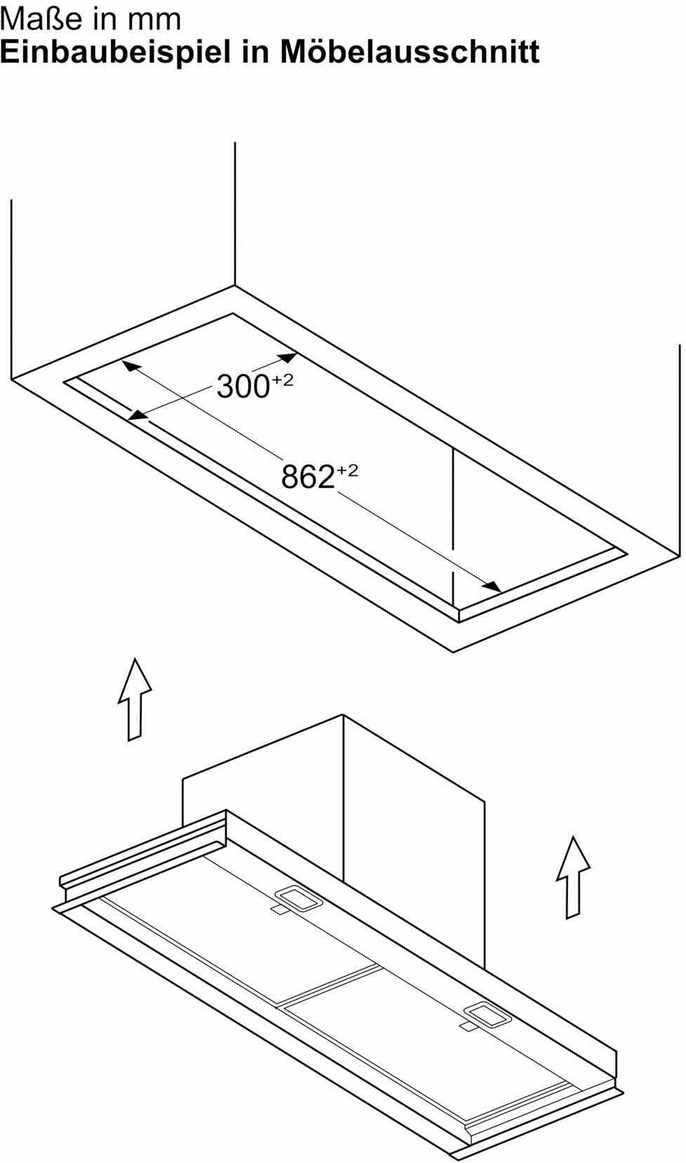BOSCH Lüfterbaustein »DBB95CC60« Serie Serie 4