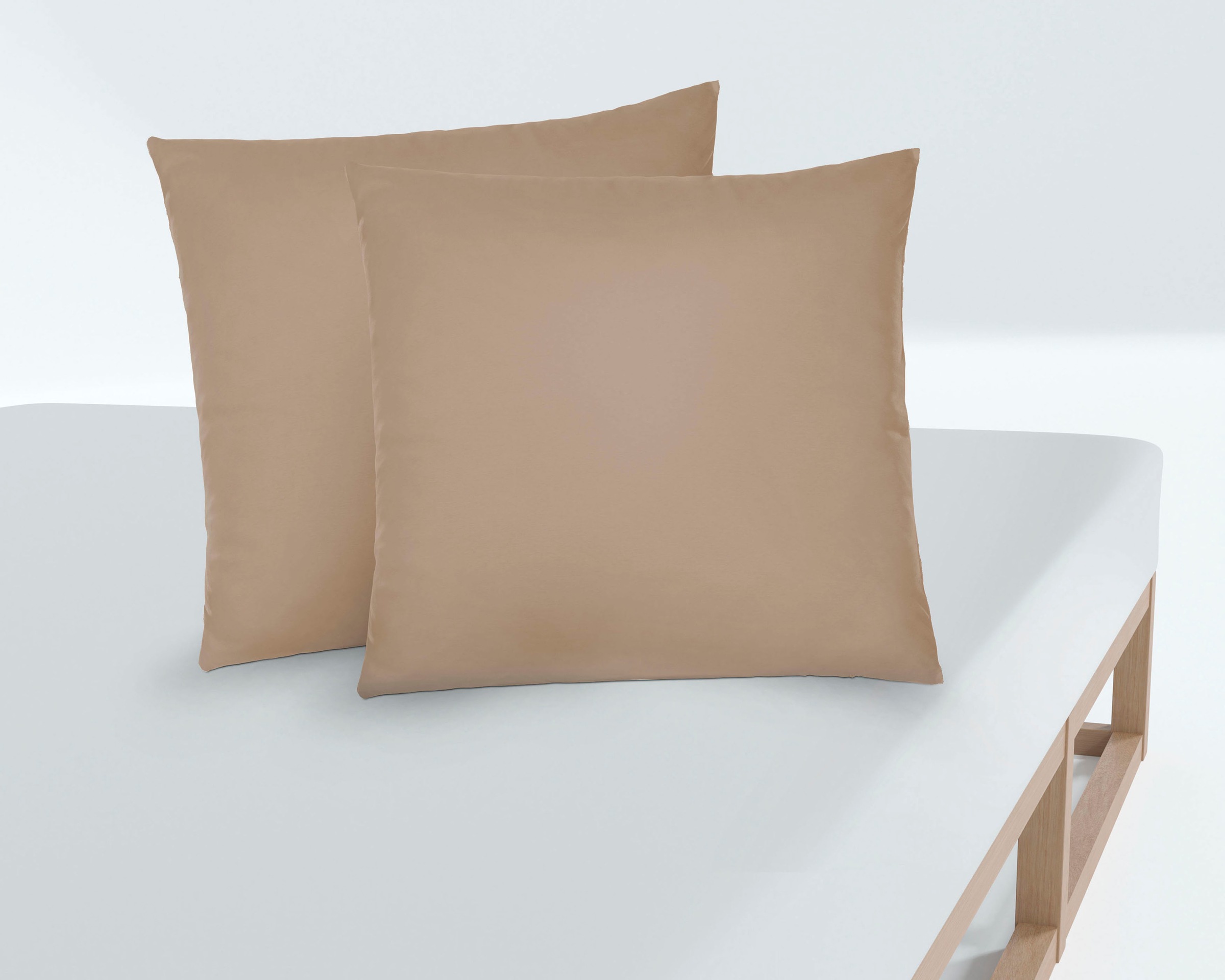 Biberna Kissenbezug »Michi«, (2 Stück), verschiedene Größen, OEKO-TEX® zertifiziert