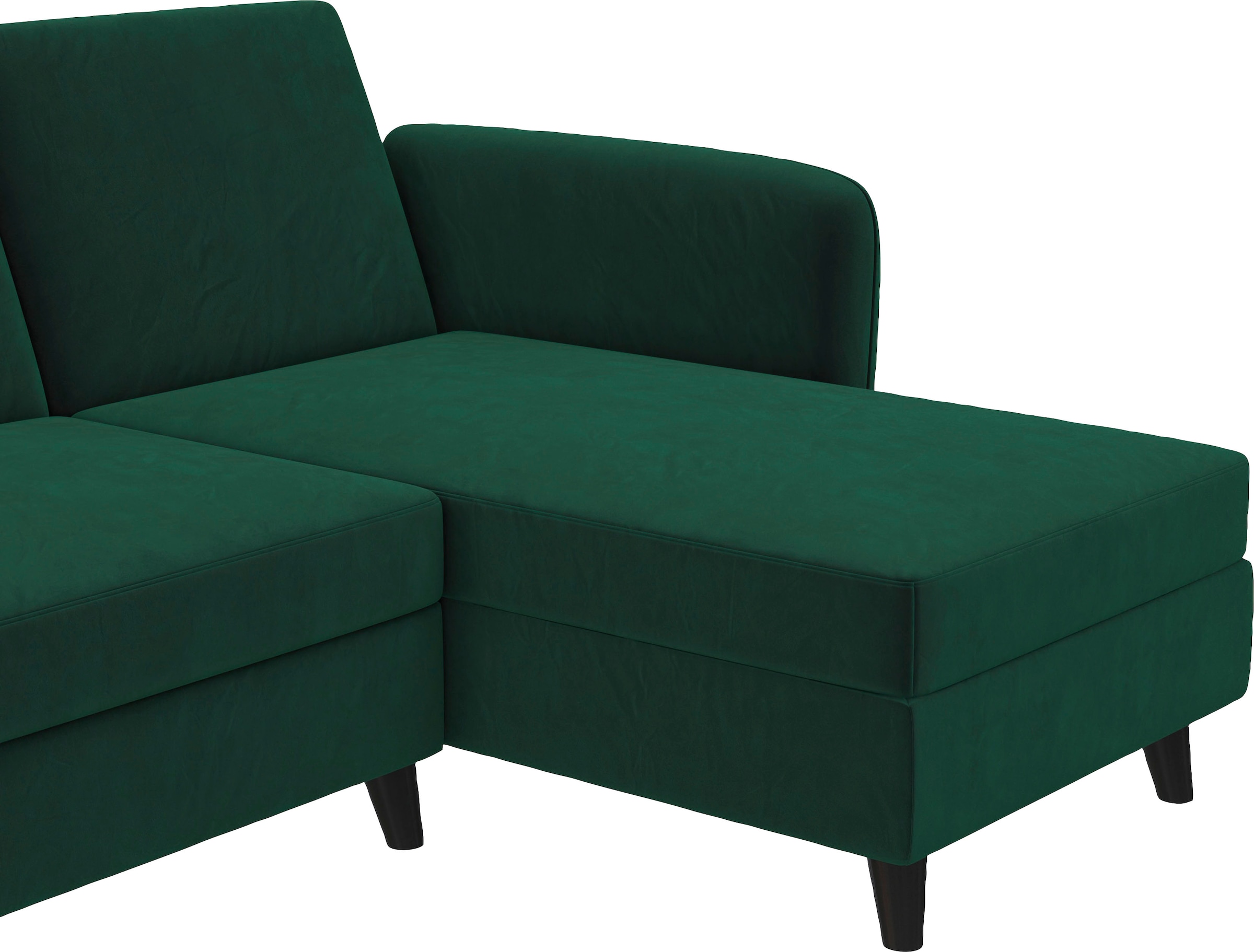 Dorel Home Ecksofa »Perry, L-Form,«, Rückenlehne, verschiedene Farbvarianten, Sitzhöhe 43 cm, Breite 219 cm