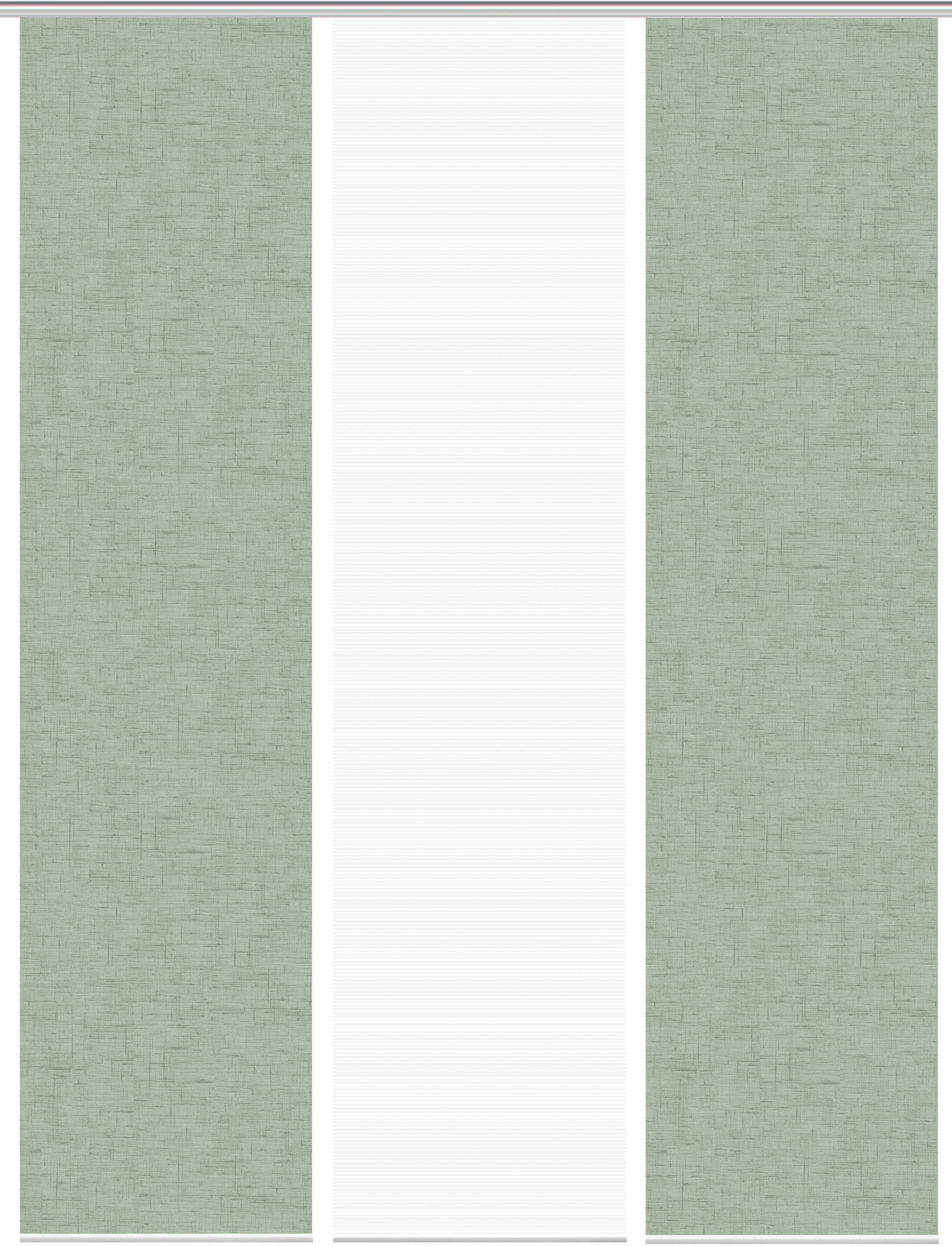 Vision S Schiebegardine »PIVE 3er SET« Paneelwagen 3 Stk. tlg. Schiebevorhang Digidruck 3er Set PIVE