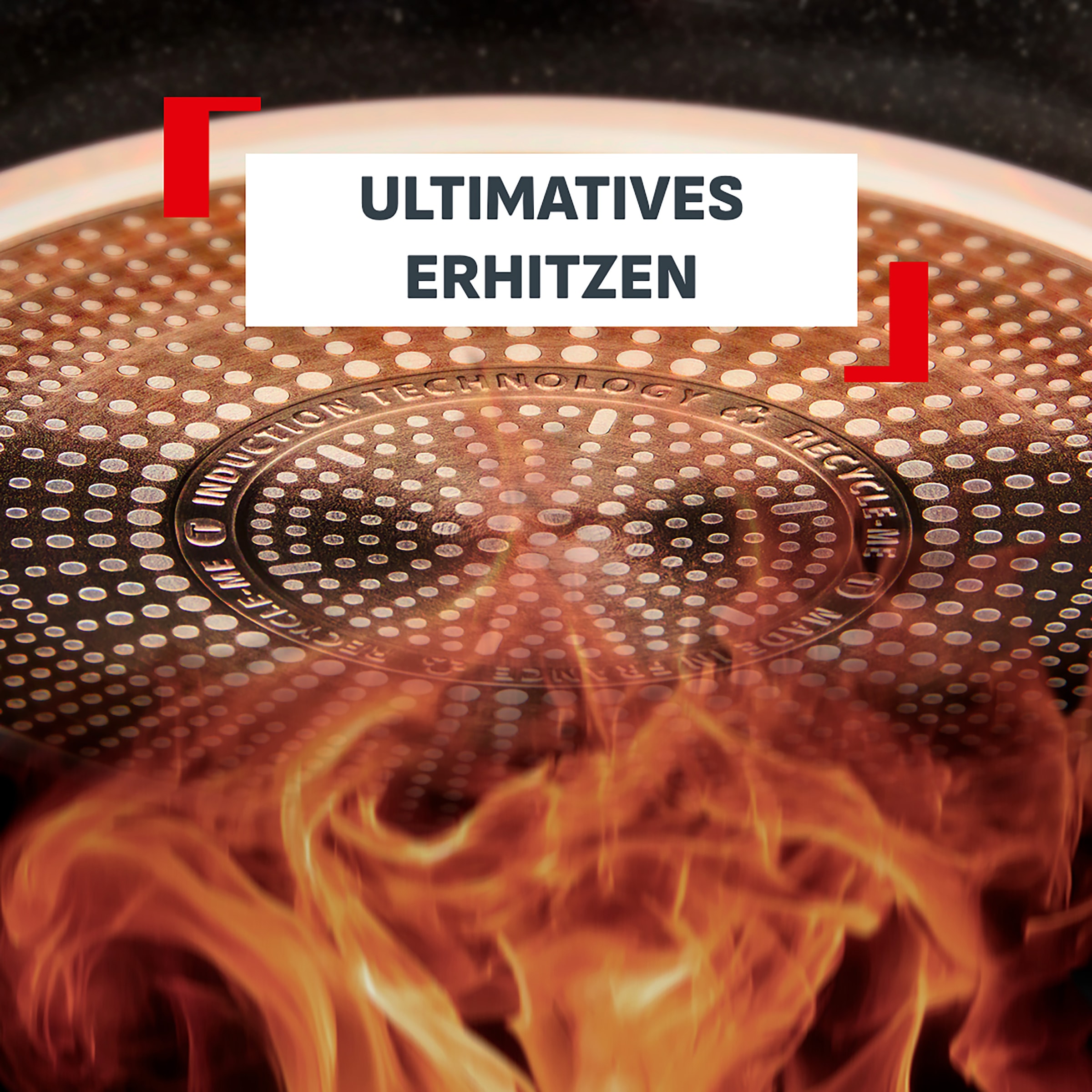 Tefal Bratpfanne »Experience Unbreakable« Aluminium 2 tlg. FusionCore Antihaftversiegelung, induktionsgeeignet, Thermo-Signal