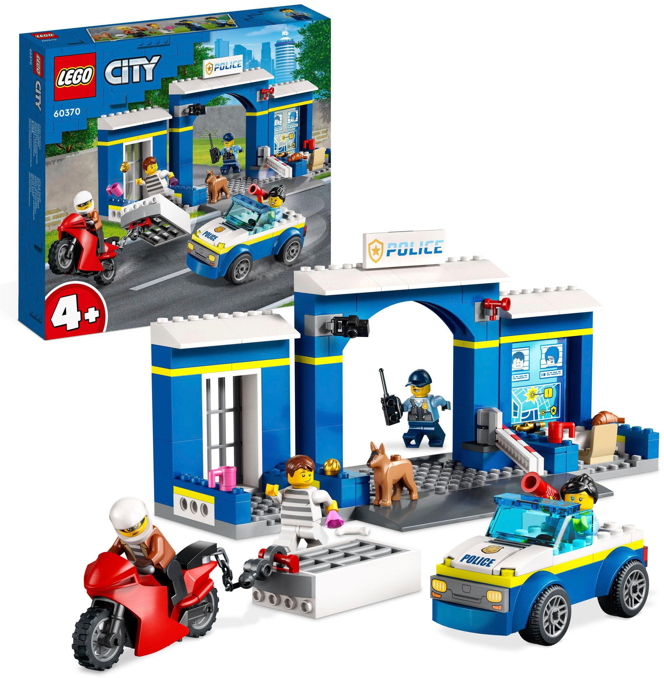 Konstruktionsspielsteine »Ausbruch aus der Polizeistation (60370), LEGO® City«, (172...