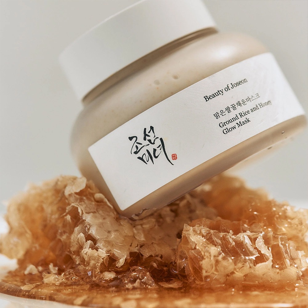 Beauty Of Joseon Gesichtsmaske »Ground Rice and Honey Glow Mask« Wash-Off Maske mit Reis-Extrakt, Reisschalenpulver, Honig und Kaolin