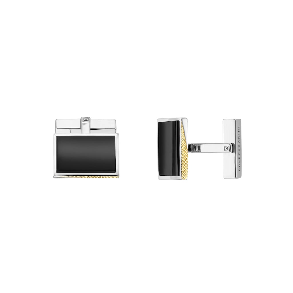 BALDESSARINI Manschettenknöpfe »Schmuck Geschenk, Cufflink Silber 925«, mit Onyx