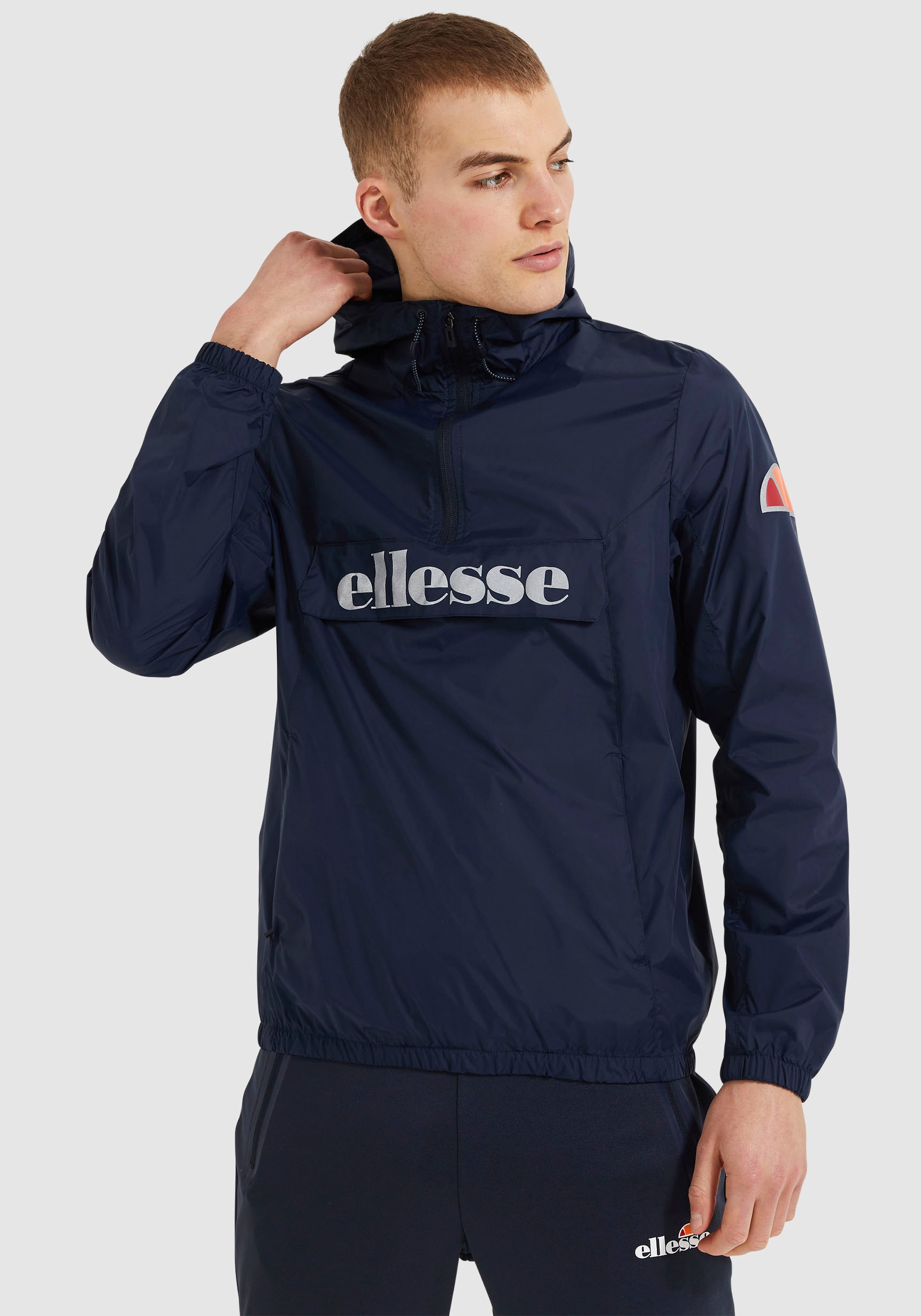 Ellesse Windbreaker »ACERA OH JACKET« mit Kapuze mit Kapuze, hüftlang, schmale Basic-Passform