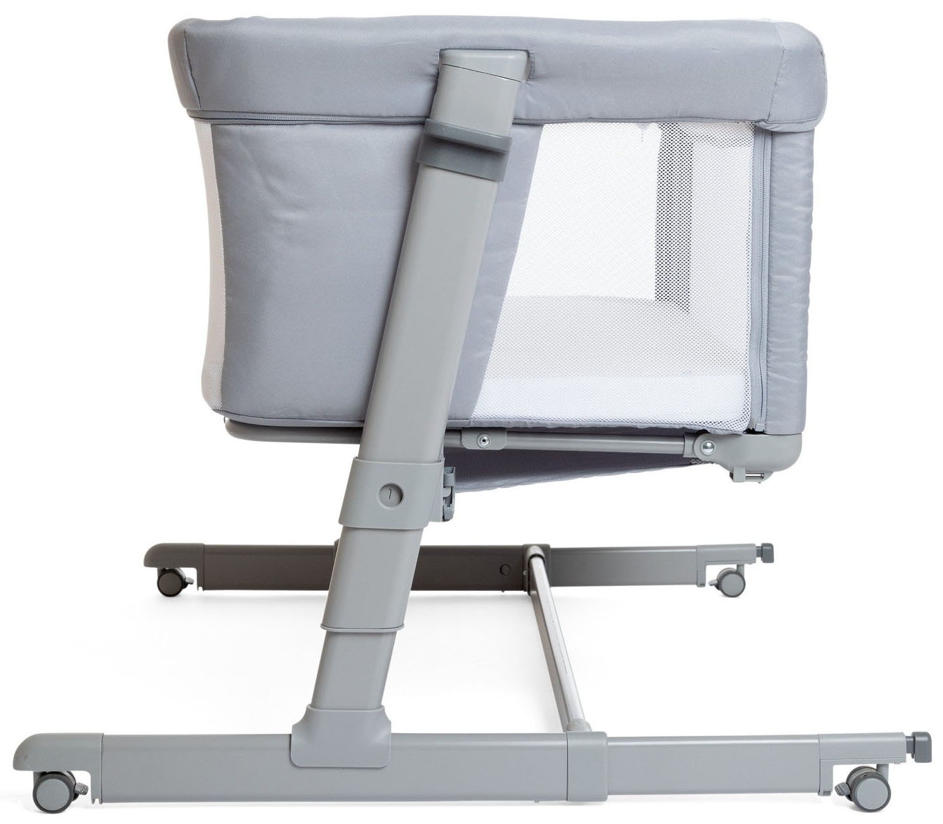 Chicco Beistellbett »Next2Me Dream Evo, Grey«, Bezug teilweise aus recyceltem Material