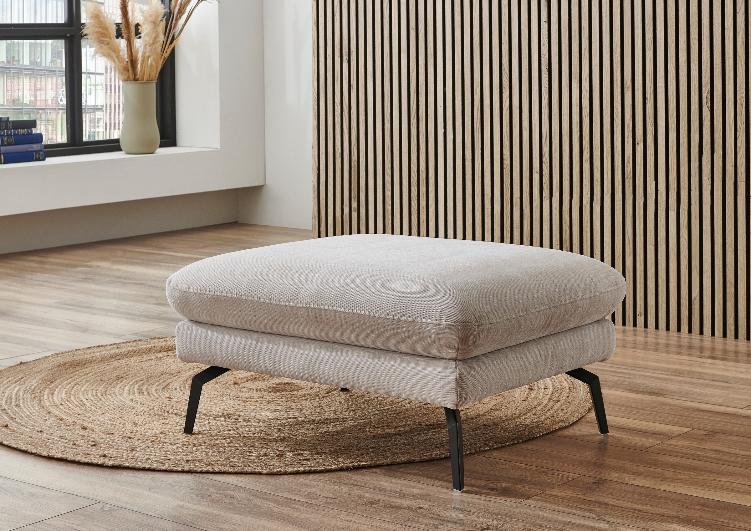 Die PlanBar Hocker »MP-IN22025«, (1 St.), hochwertige Kaltschaumpolsterung, stylische Metallfüße
