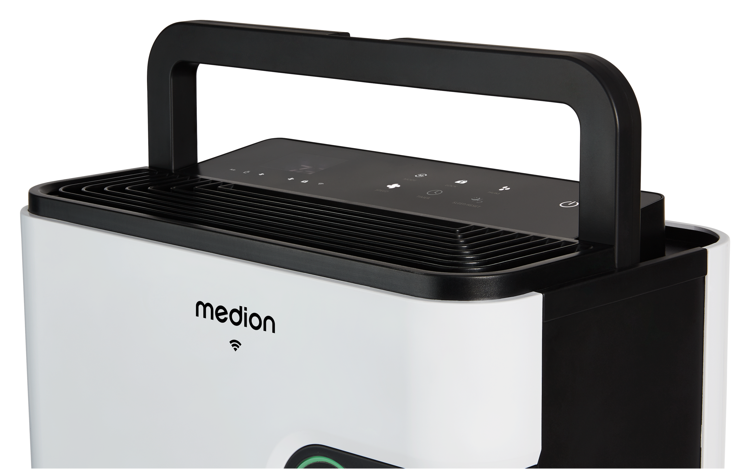Medion® Luftentfeuchter »Smarter Luftentfeuchter (MD12044), für Räume bis zu 40m²«, Entfeuchtung 24 l/Tag, Tank 5 l, Steuerung per App oder Fernbedienung, Volumen Wassertank ca. 5L
