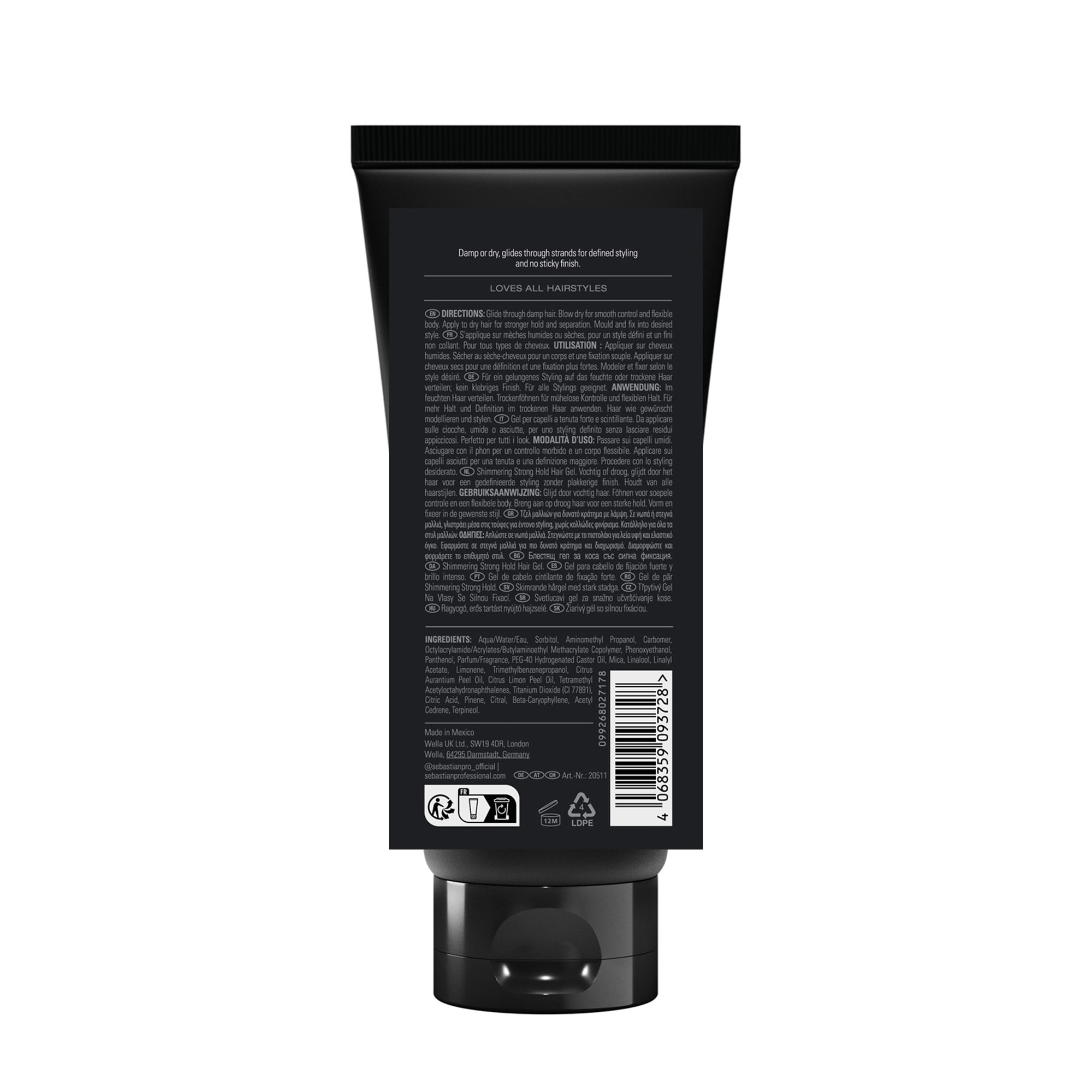 Sebastian Professional Haarbalsam »Gel Forte« für glanzloses Haar, Frizz und widerspenstiges Haar