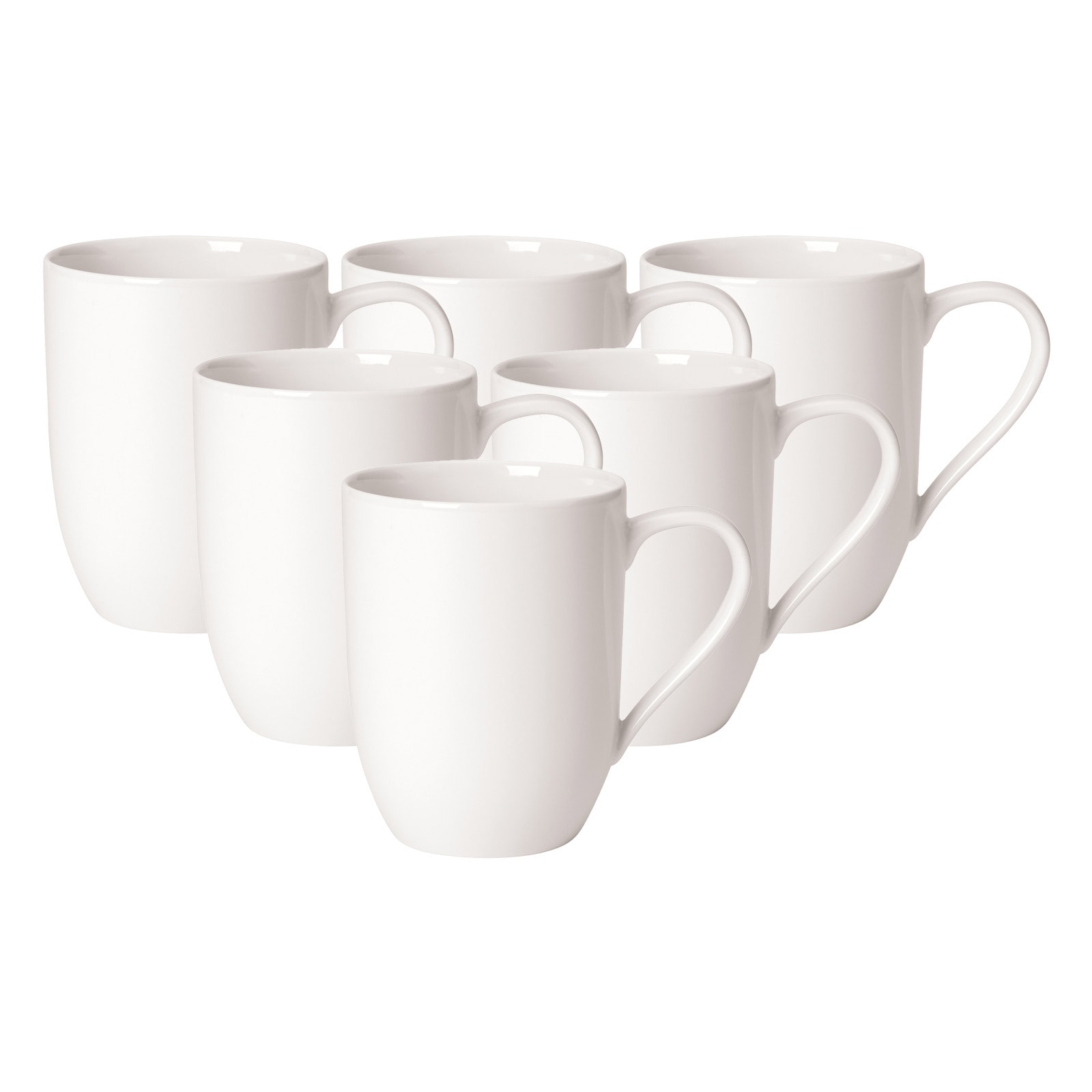 Villeroy & Boch Becher »Kaffeebecher For Me 290 ml 6er Set weiß« günstig online kaufen