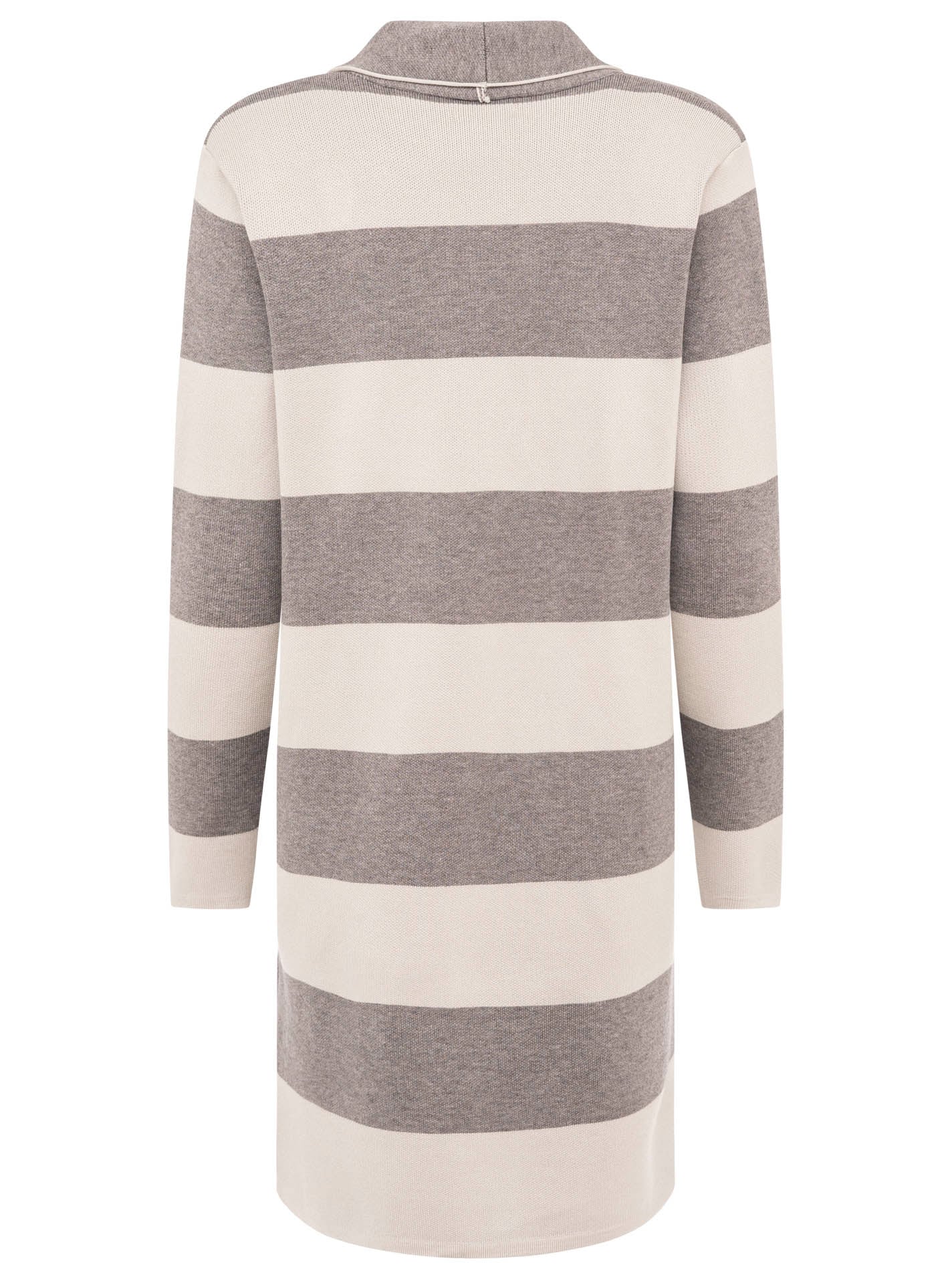 Zwillingsherz Cardigan »"Streifen & Schalkragen"«, gestreifte Strickjacke mit Schalkragen und Eingriffstaschen