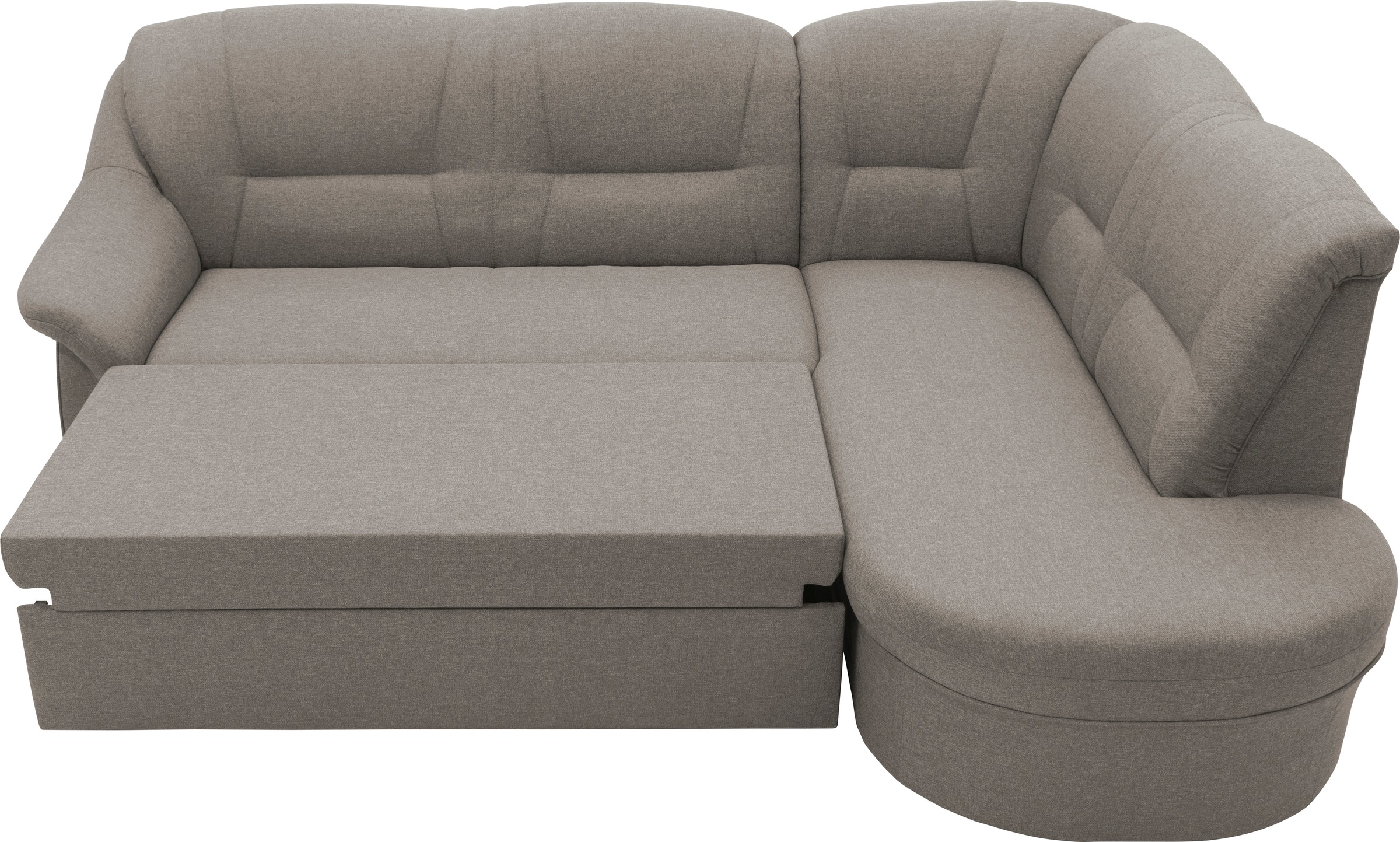 DOMO collection Ecksofa »Faenza für kleine Räume, Stellmaße 232,176cm, komfortabel, L-Form«, mit Ottomane, zeitlos, elegante Armlehnen, wahlweise mit Bettfunktion