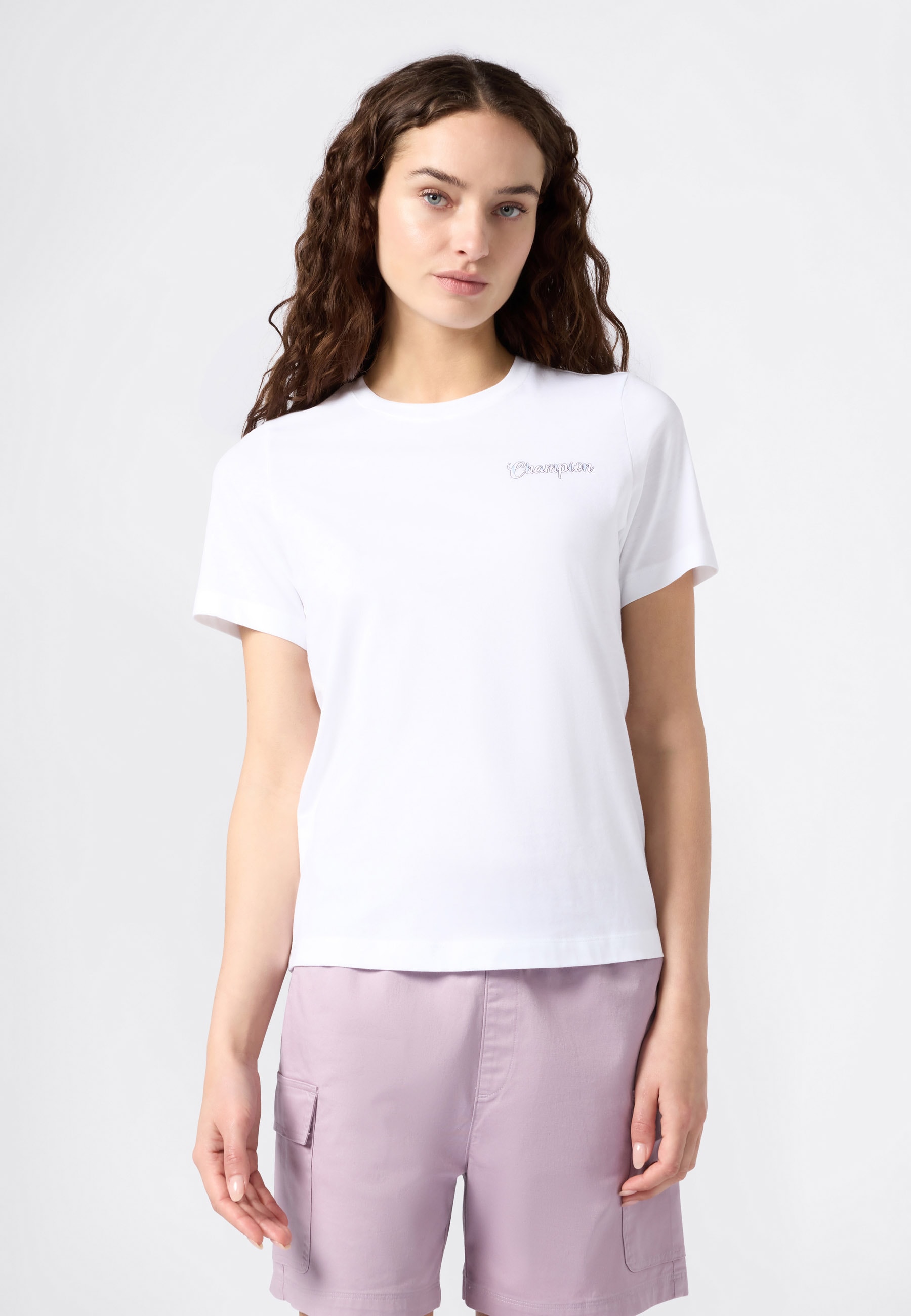 Champion T-Shirt »Graphic Crewneck T-Shirt« mit Rundhalsausschnitt, Kurzarm, aus Baumwolle