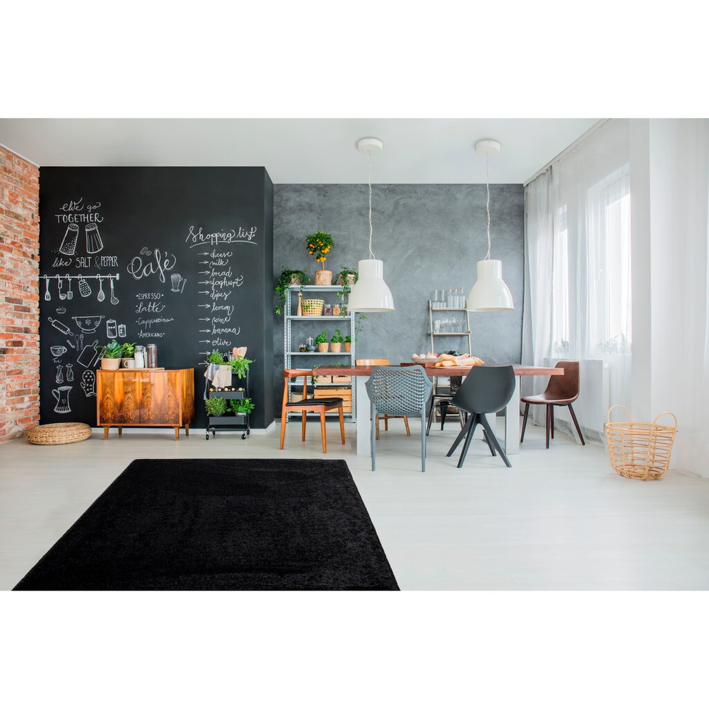 Living Line Teppich »Dream«, rechteckig, 13 mm Höhe, Velours, ideal im Wohnzimmer & Schlafzimmer