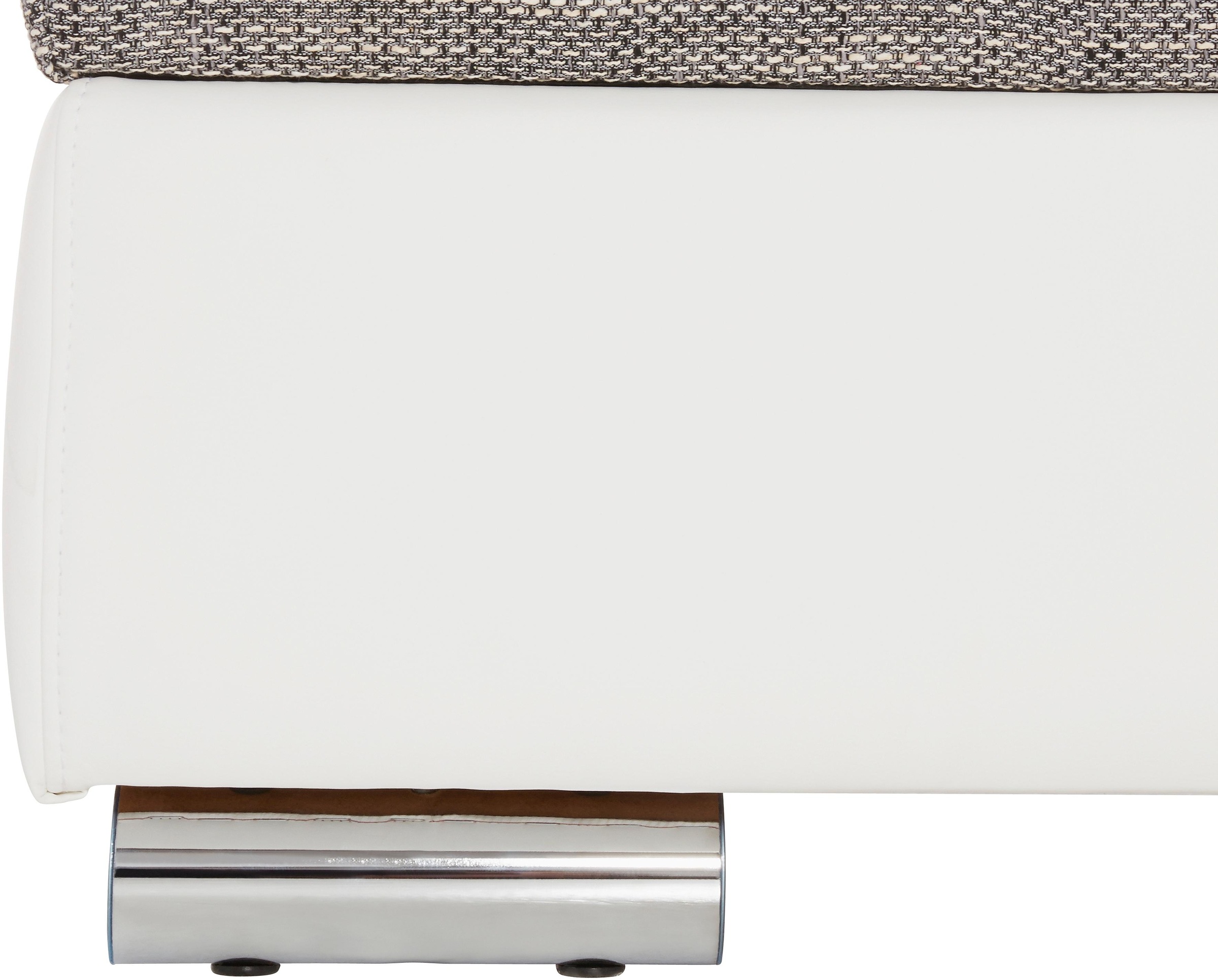 DOMO collection Hocker »Treviso XXL: B/T/H: 161/60/41 cm«, mit Stauraum, auch in Cord, passend zur Serie, moderne Steppung