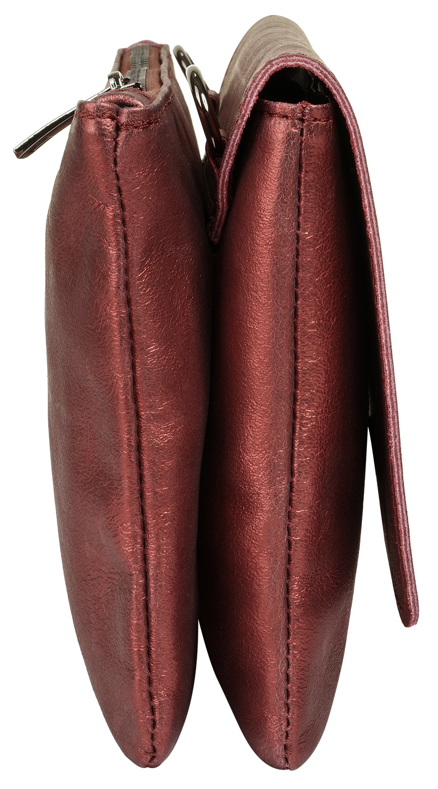 Cluty Umhängetasche, echt Leder, Made in Italy