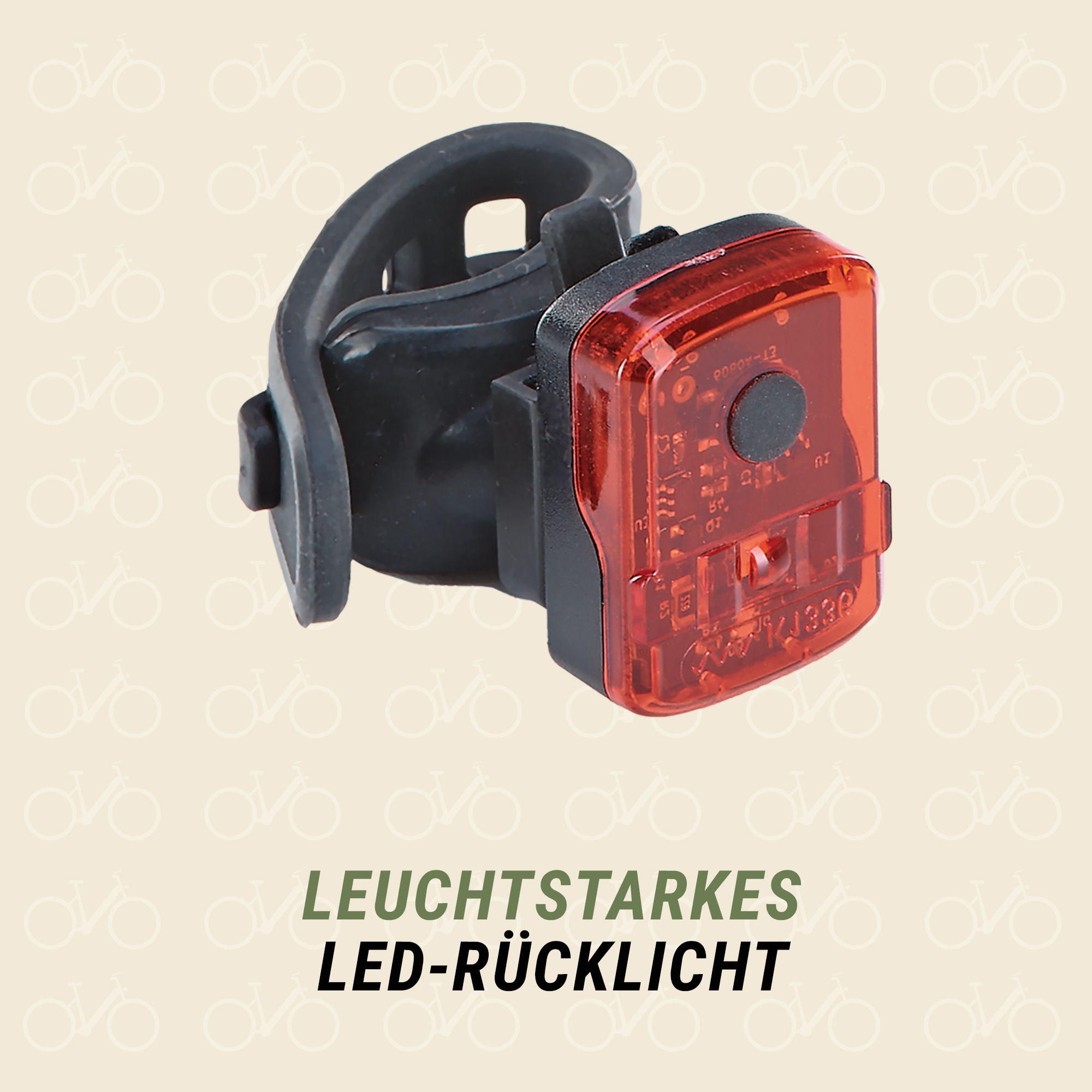 Prophete Fahrradbeleuchtung »LED Akku Beleuchtungsset 100 Lux«