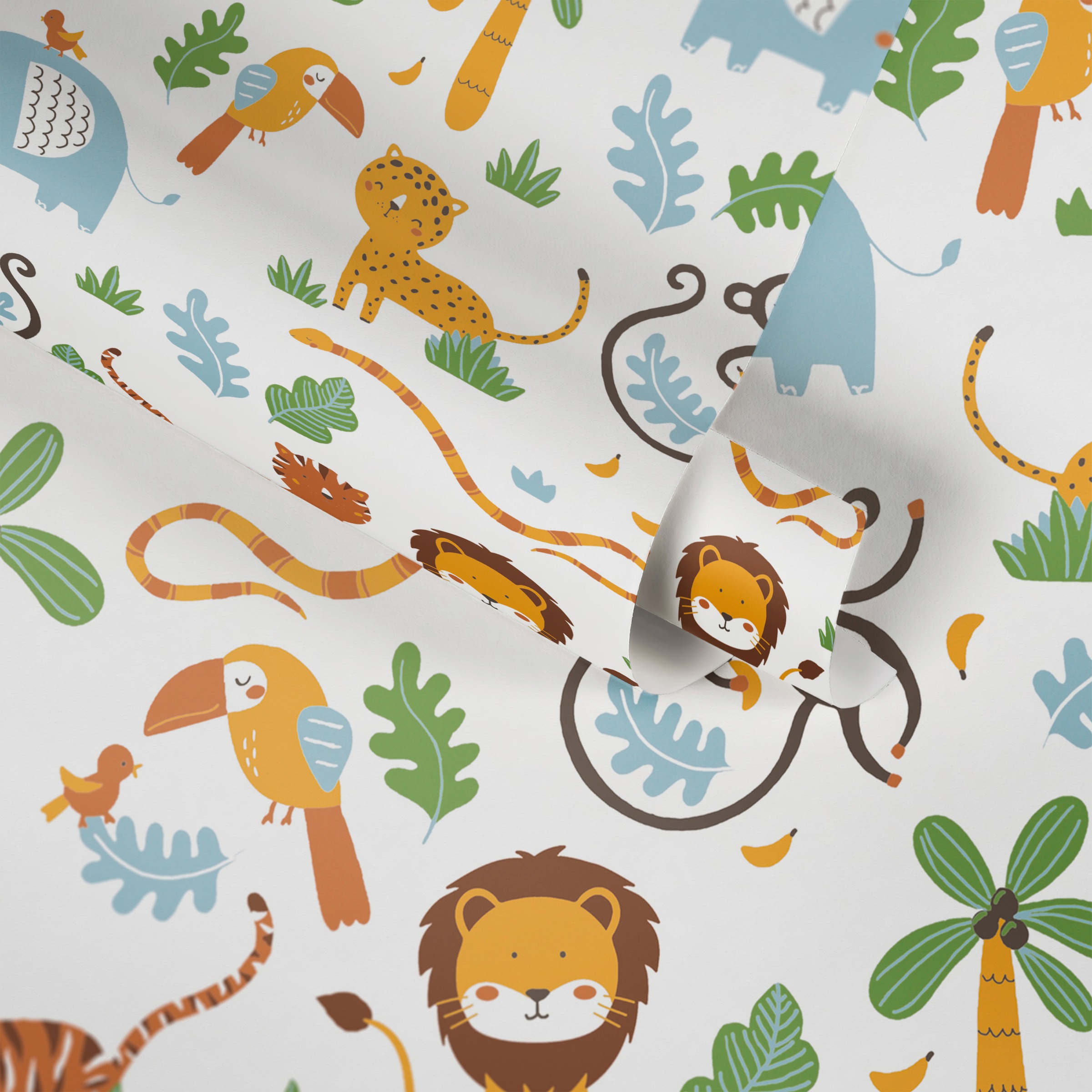 A.S. Création Vliestapete »Little Love«, Motiv-abstrakt-naturalistisch, Kindertapete Tapete Dschungel Tapeten Kinderzimmer Schlafzimmer Design