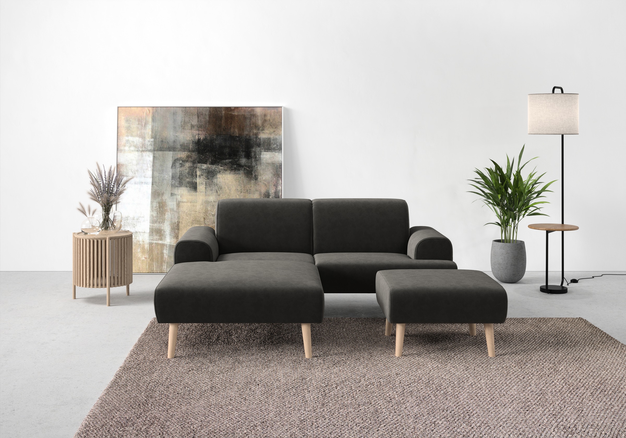 andas Polsterhocker »Swift«, passend zur Serie "Swift", B/T/H: 75/68/44 cm