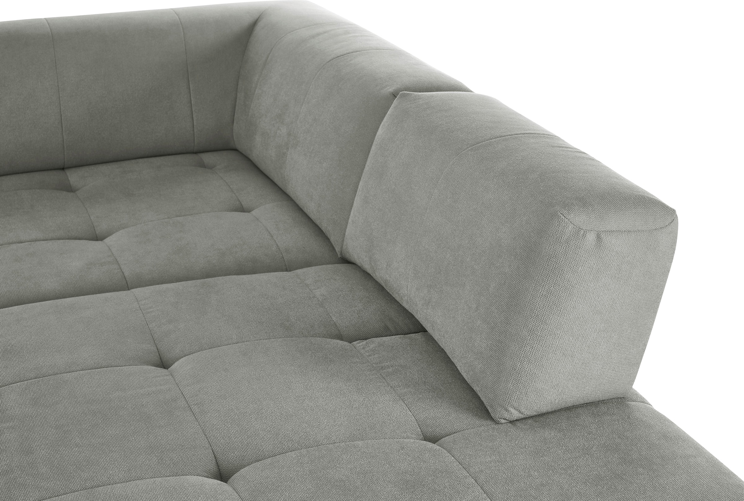 3C Candy Ecksofa »Yoshy Komfortsofa, bequem und modern, hochwertige Verarbeitungsdetails«, Zwei verschiedene Sitztiefen durch verstellbare Rückenlehne, L-Form