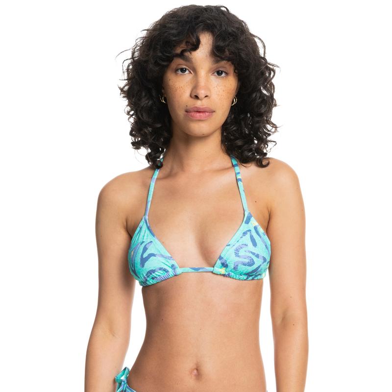 QUIKSILVER Triangel-Bikini-Top »Classic« Aqua Sky Strange Daze XL - Cup B Cup B XL Material: Mischgewebe aus...