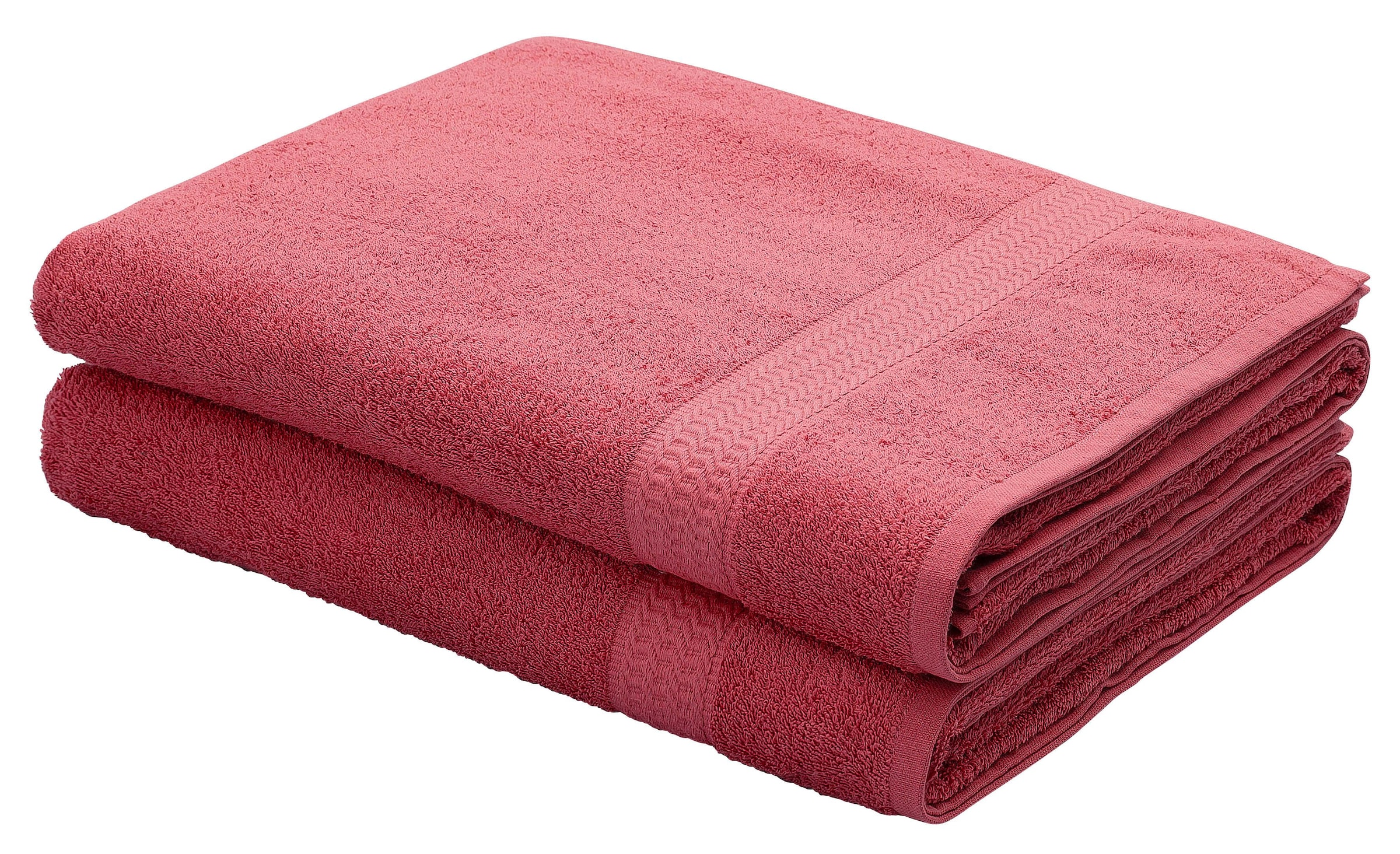 my home Strandtücher »Juna«, (2 St.), Badetuch, Set und als Serie,  Handtuch-Set, Uni-Farben, 100% Baumwolle bequem und schnell bestellen