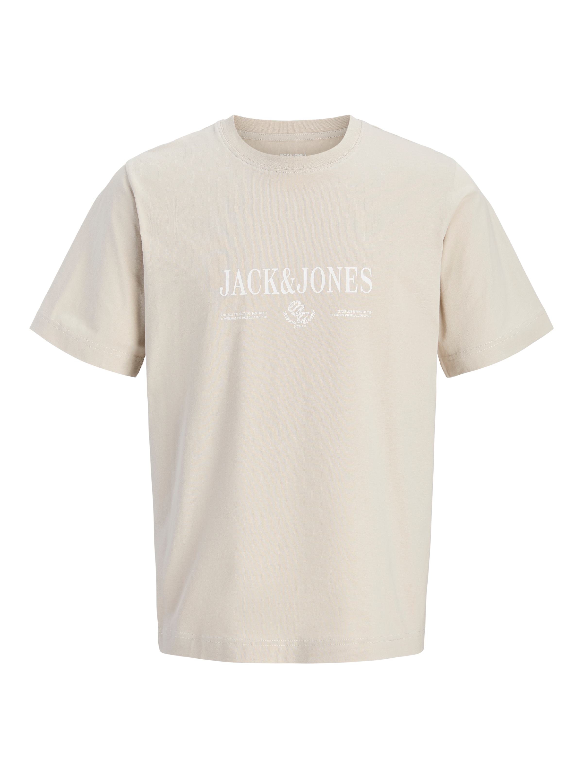Jack & Jones T-Shirt »JORFREDERIKSBERG BRANDING TEE SS CN FST« Baumwolle, regular fit