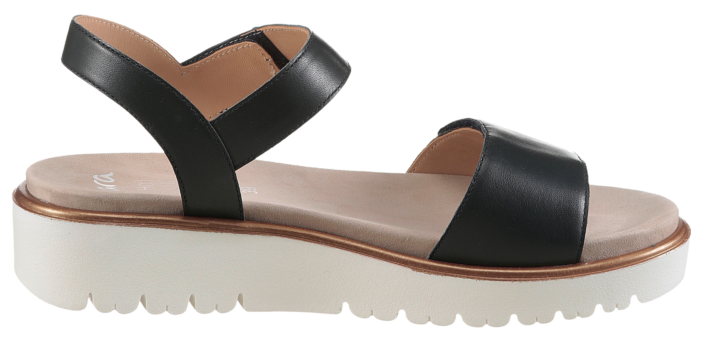 Ara Keilsandalette »BILBAO«  , Sommerschuh, Sandale, Keilabsatz, Klett, Weite G (weit)