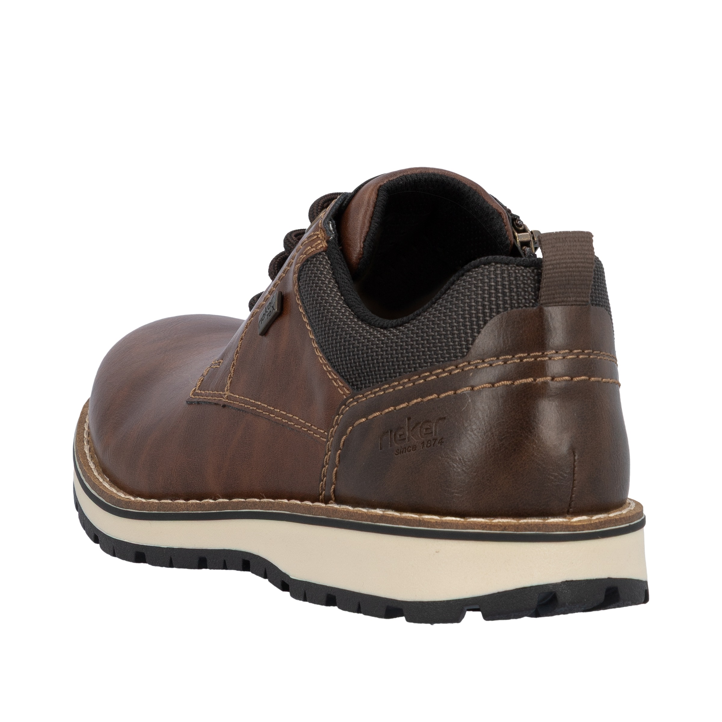 Rieker Schnürschuh, Business Schnürer, Halbschuh, Casual Sneaker mit Innenreißverschluss