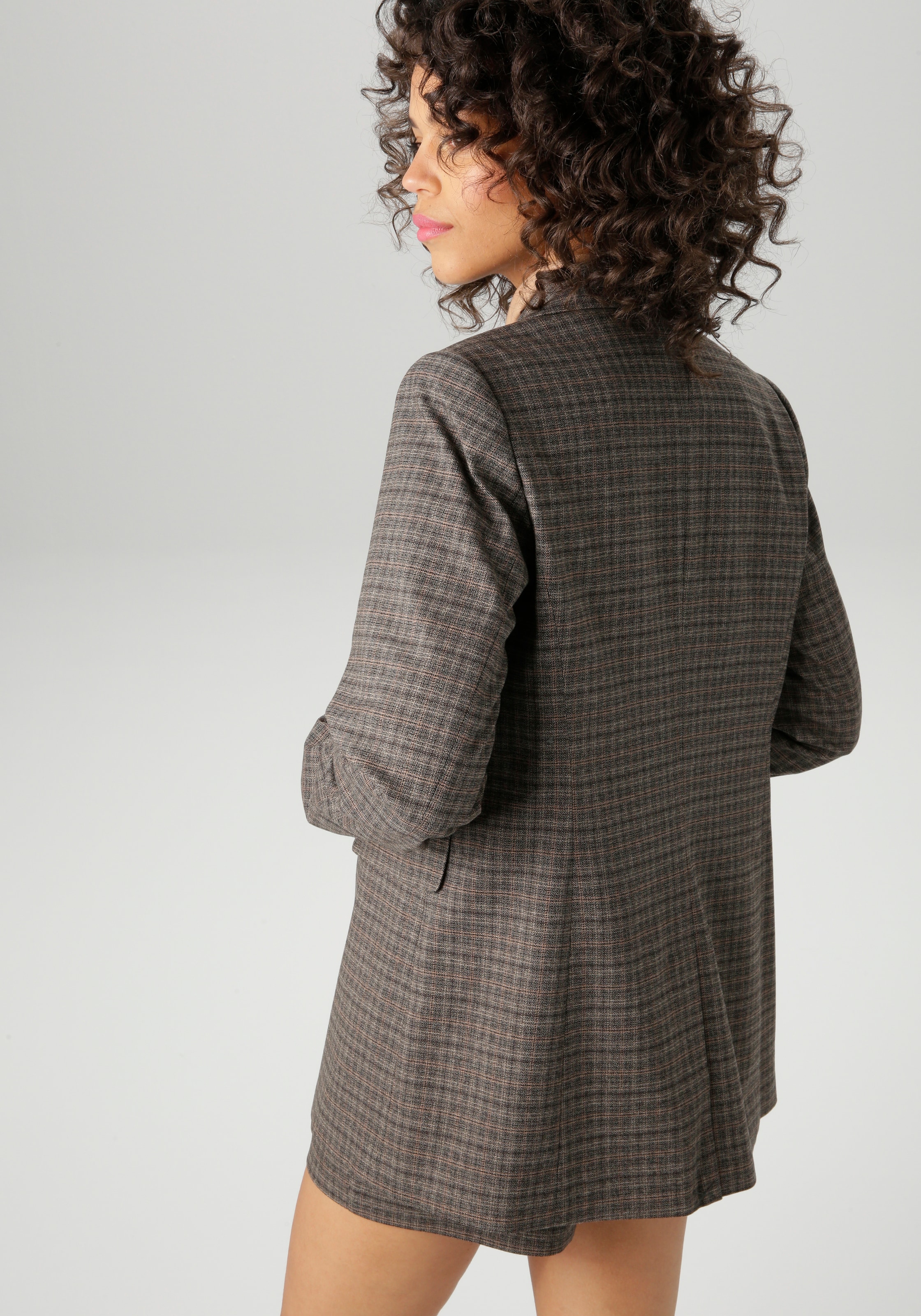Aniston CASUAL Longblazer, im dezenten karo-Dessin - NEUE KOLLEKTION