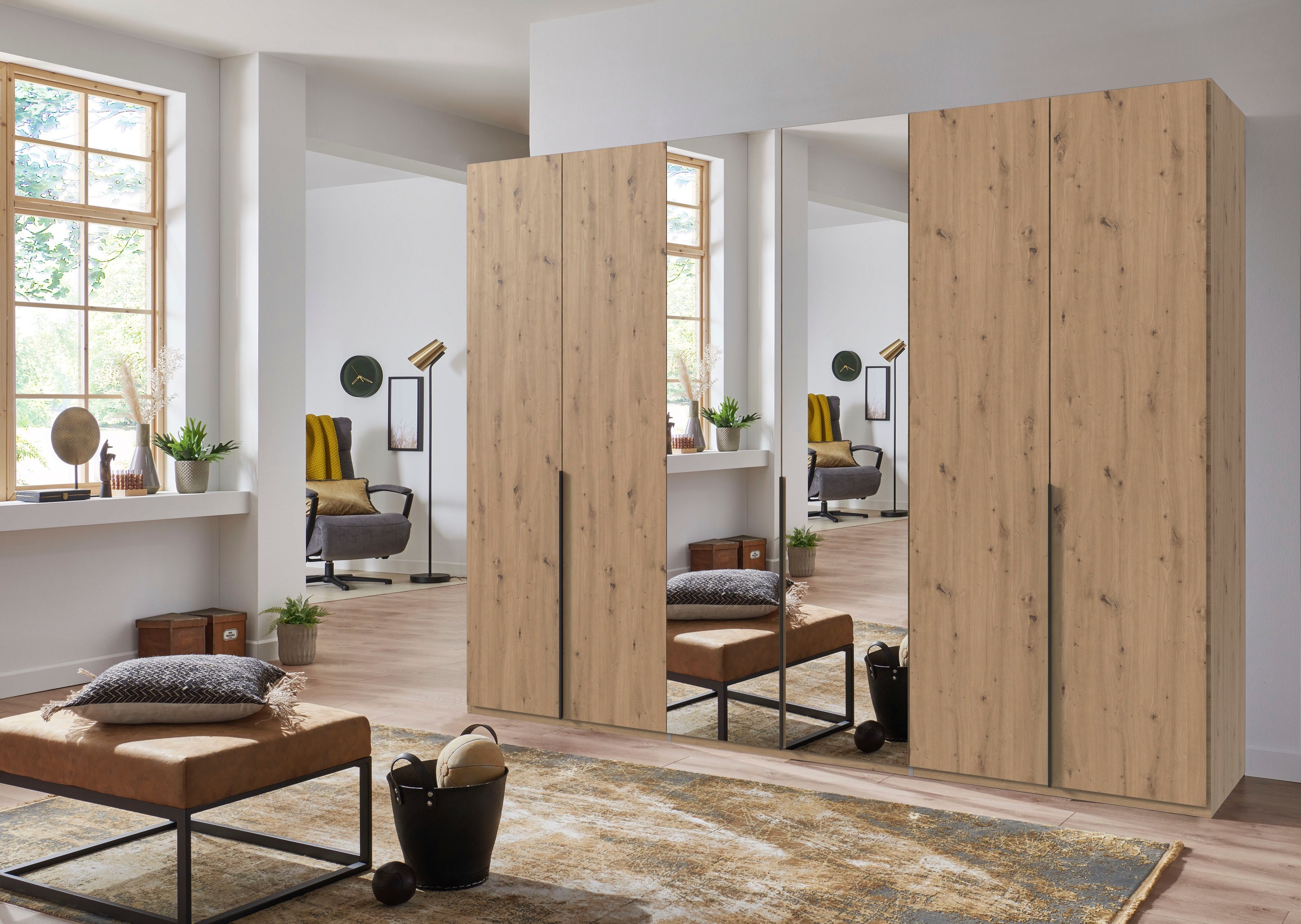 Wimex Kleiderschrank »Mugano,in 5 Breiten,2 Höhen,2 Tiefen, viele Farben, M günstig online kaufen