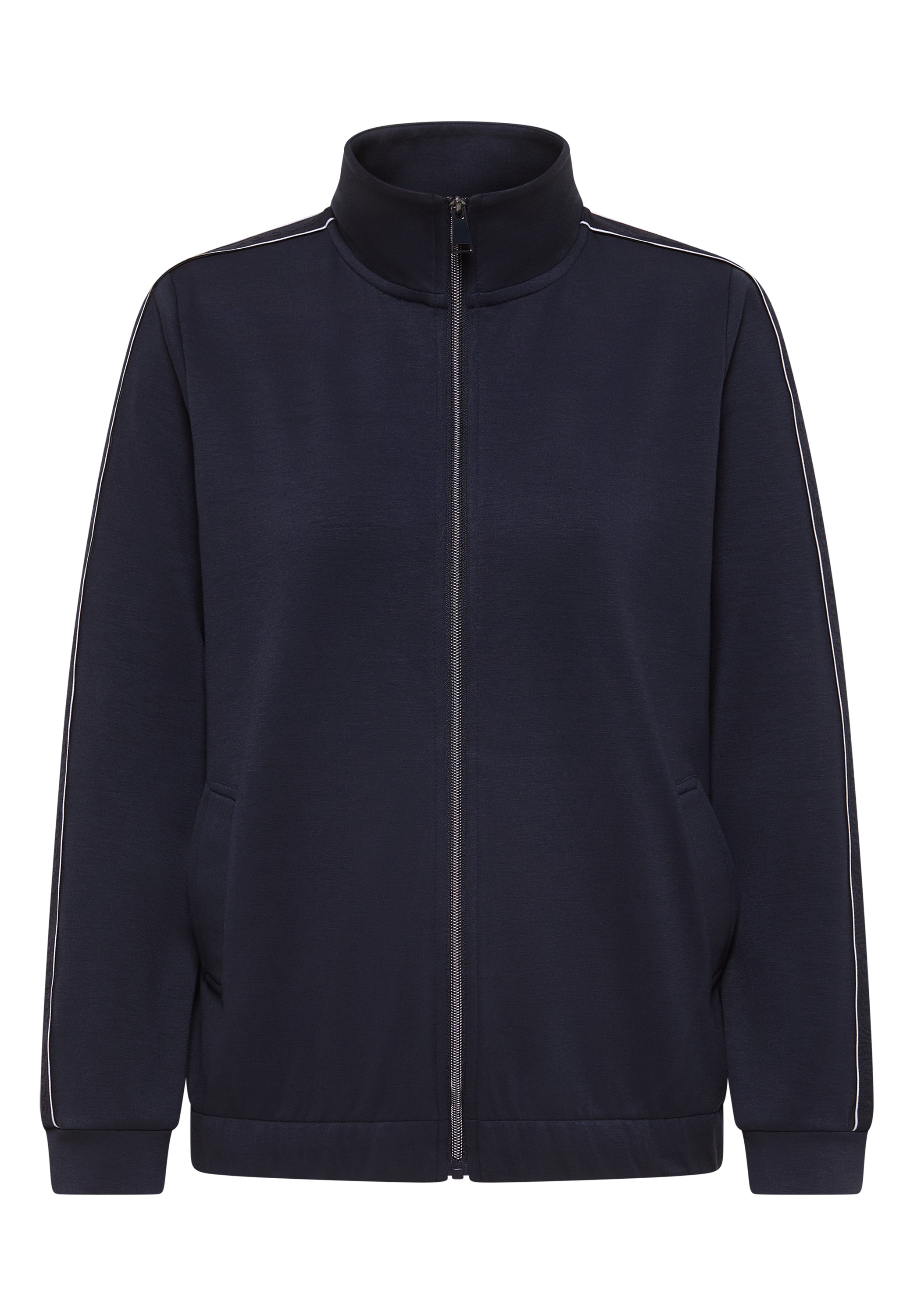 Cecil Sweatjacke Langarm mit Tape-Details und Bündchen