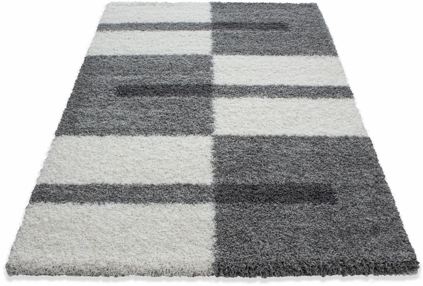 Ayyildiz Teppiche Hochflor-Teppich »Gala Shaggy 2505«, rechteckig, 30 mm Höhe, Langflor, Läufer, alle Räume, Wohnzimmer