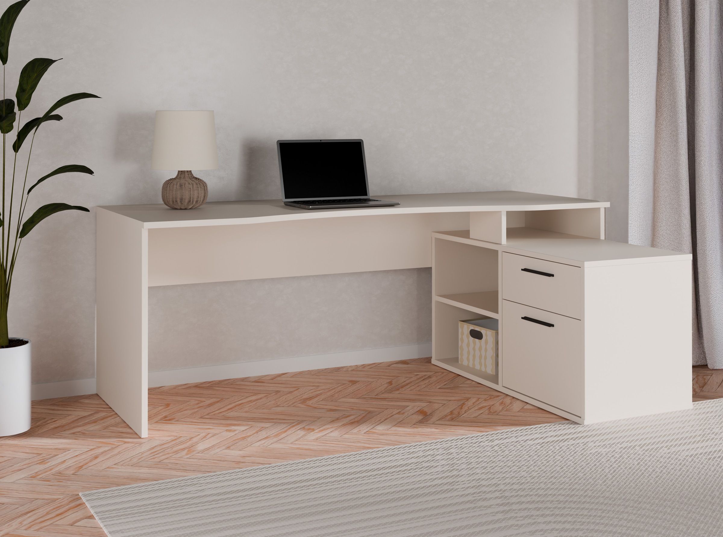 FORTE Schreibtisch »Eckschreibtisch Tezaur« günstig online kaufen