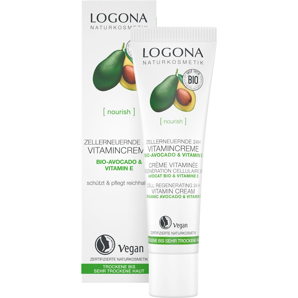 LOGONA Tagescreme »Logona nourish Zellerneuernde Vit.Creme«