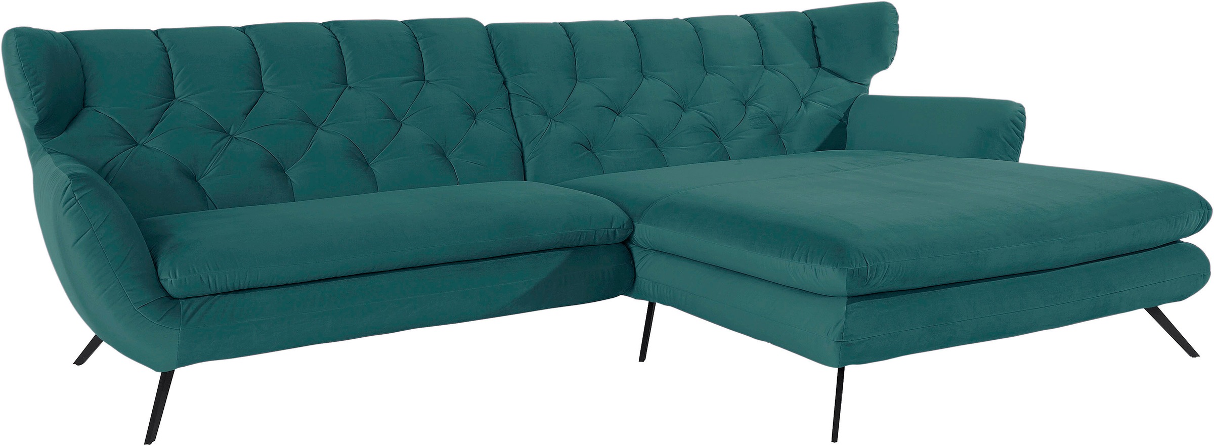 3C Candy Ecksofa »Beatrice Designsofa in moderner Retrooptik, bequem und ex günstig online kaufen