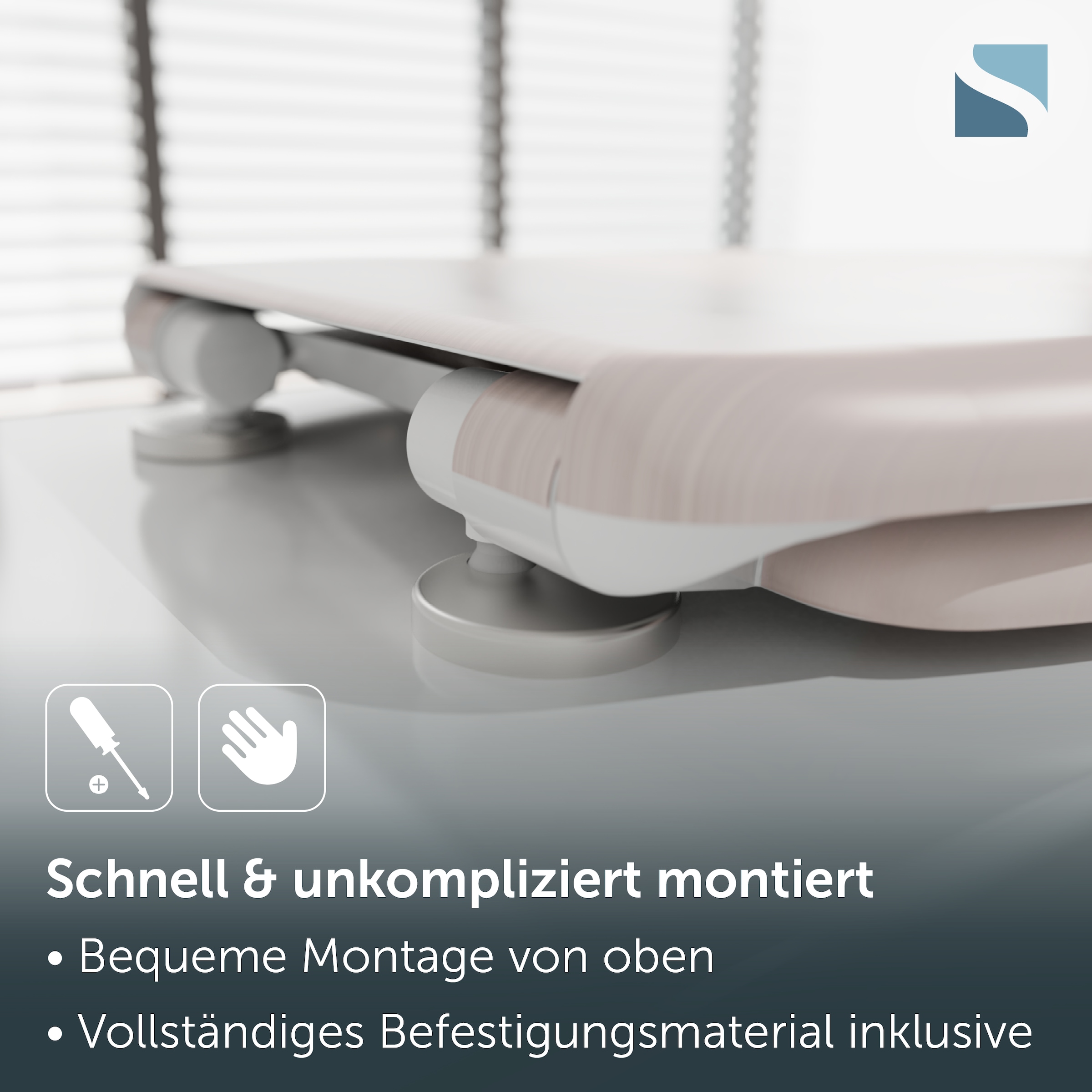 Schütte WC-Sitz »PALM LEAVES« Toilettendeckel, Absenkautomatik, Schnellverschluss, O-Form, bis 175kg