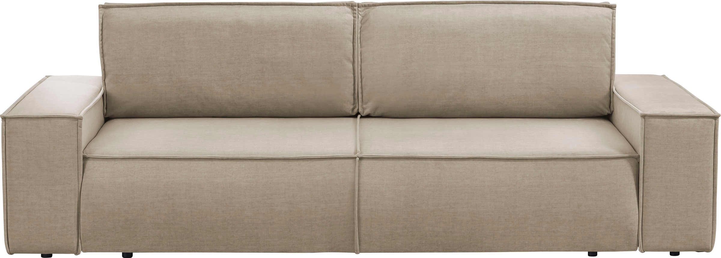 Home affaire 3-Sitzer »SHERWOOD Schlafsofa (257cm) Cord, Samtvelours, Vinta günstig online kaufen