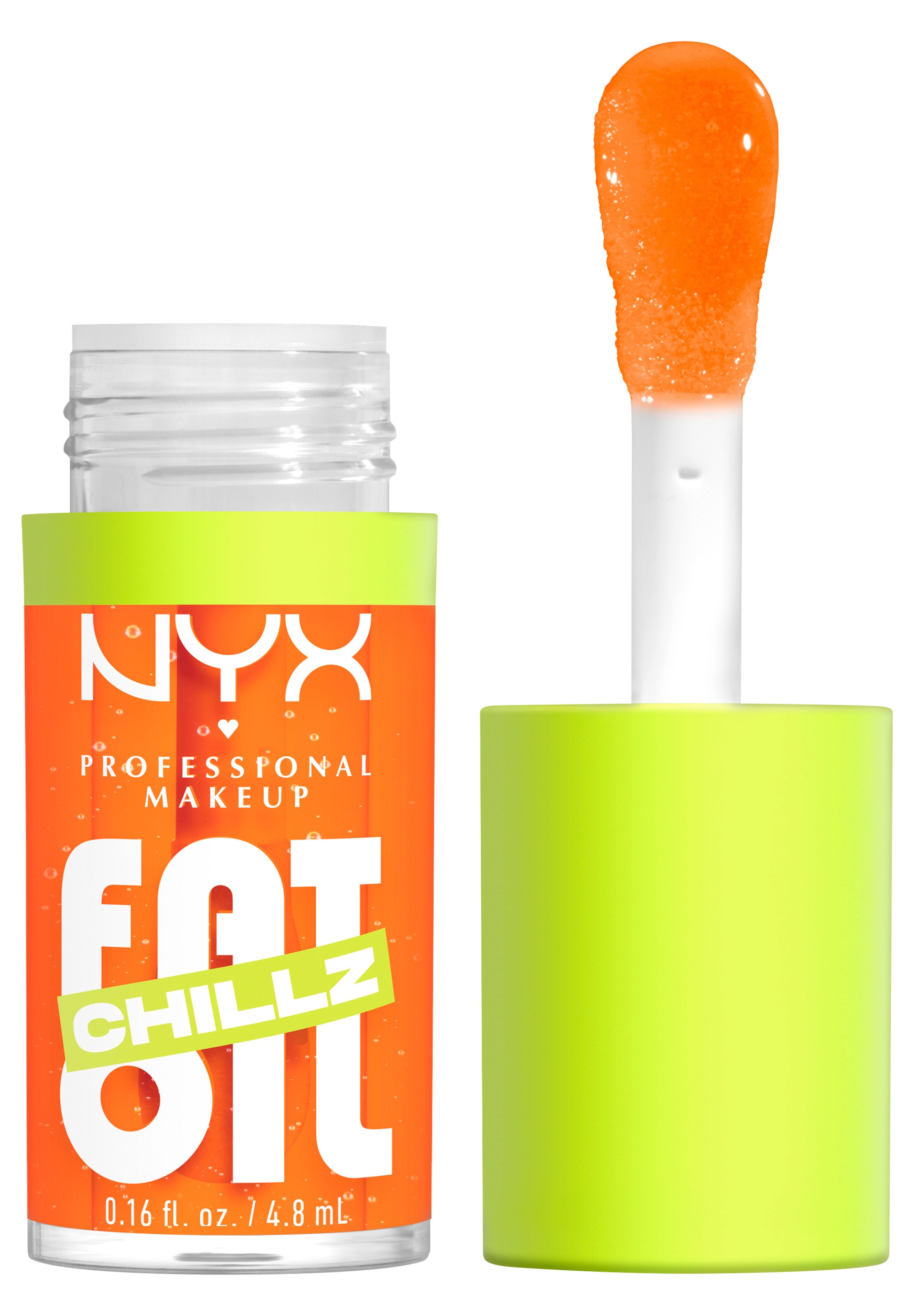NYX Lipgloss »NYX Professional Makeup Fat Oil Chillz« mit intensiv-schimmerndem Finish, individuell aufbaubare Farbe