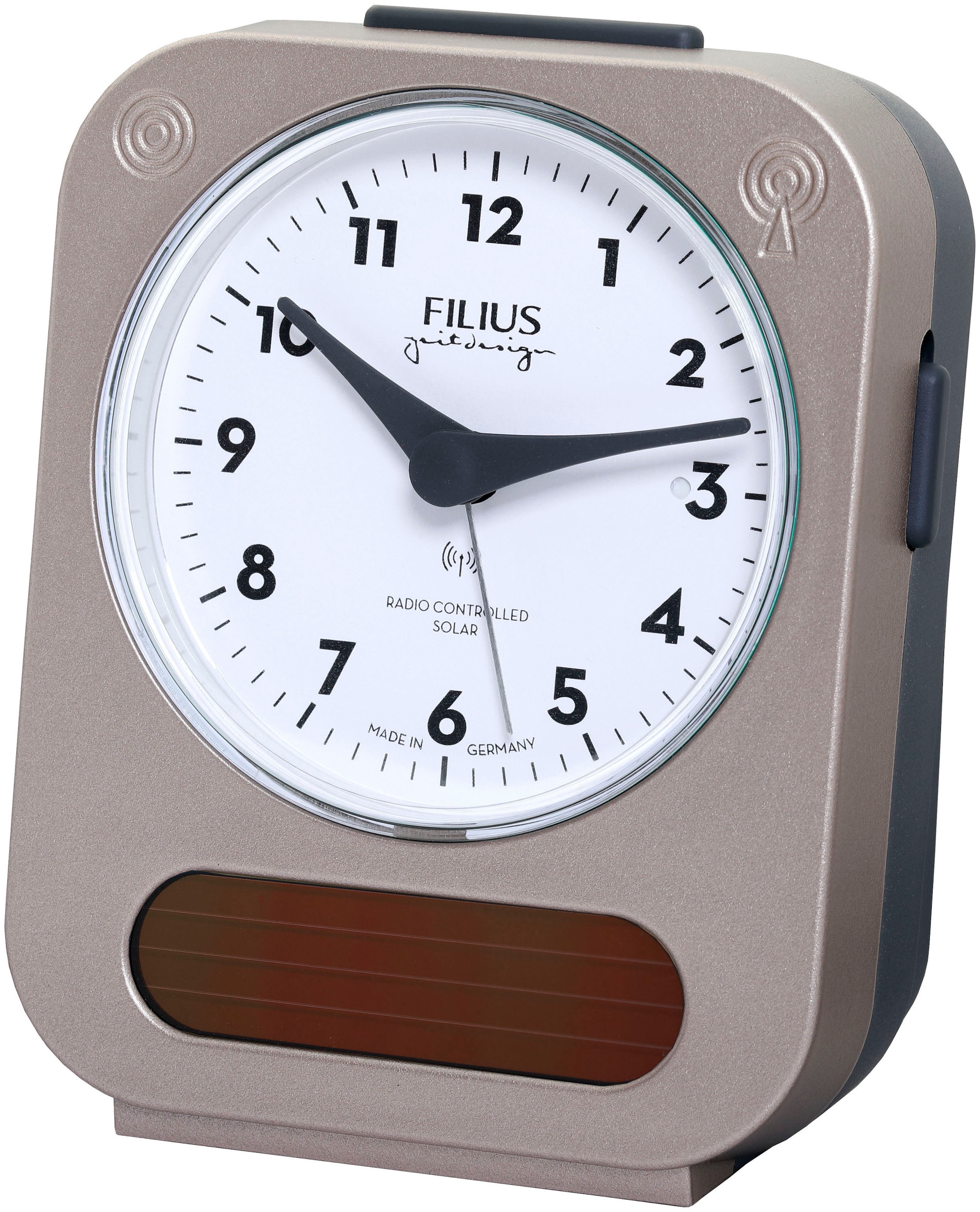 FILIUS zeitdesign Funkwecker, Made in Germany