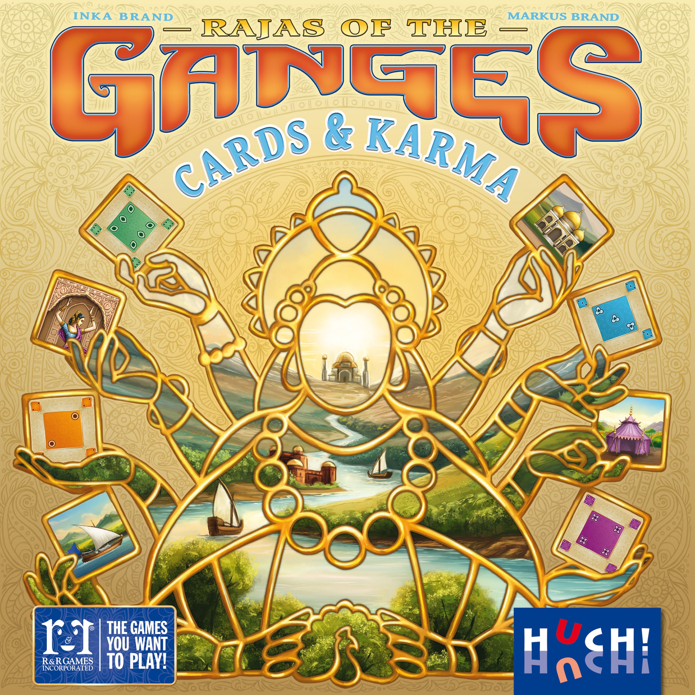 HUCH! Spiel »Rajas of the Ganges - Cards & Karma«