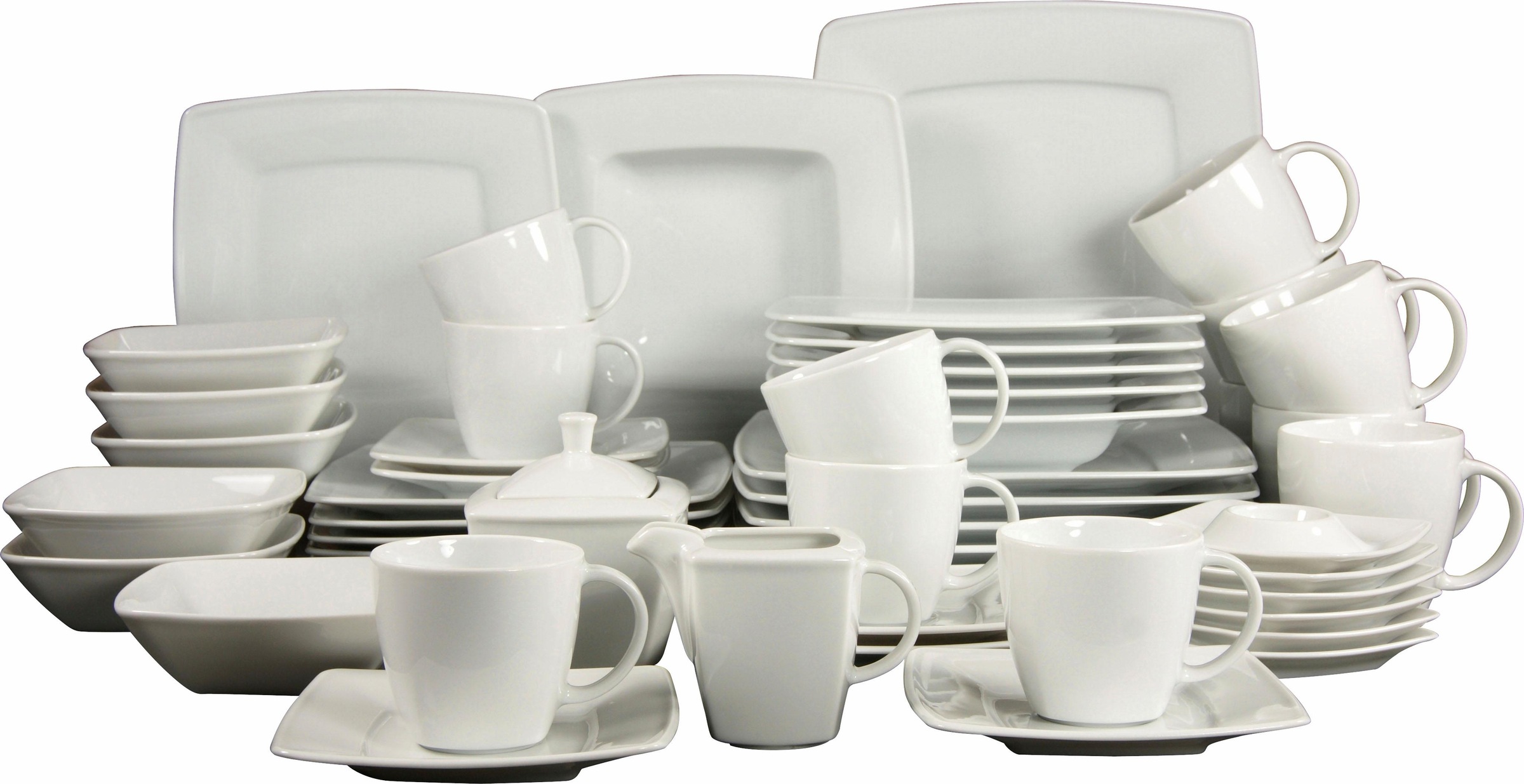 CreaTable Kombiservice »Geschirr-Set VICTORIA«, (Set, 50 tlg., Kaffeeservic günstig online kaufen