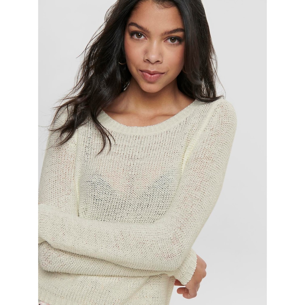ONLY Strickpullover »ONLGEENA XO L/S PULLOVER KNT NOOS«