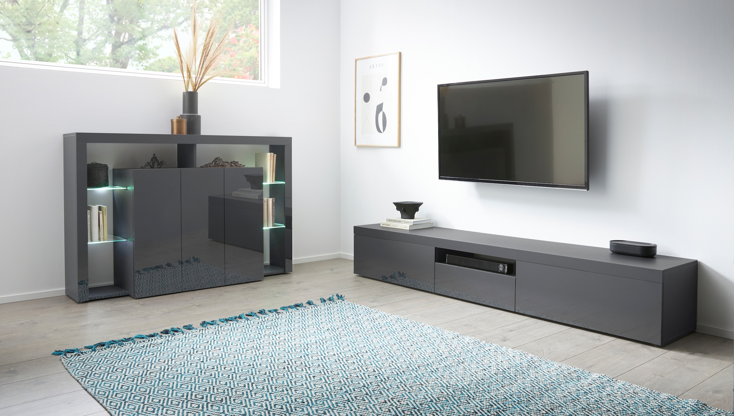 INOSIGN Highboard »Essential«, Höhe ca. 100 cm