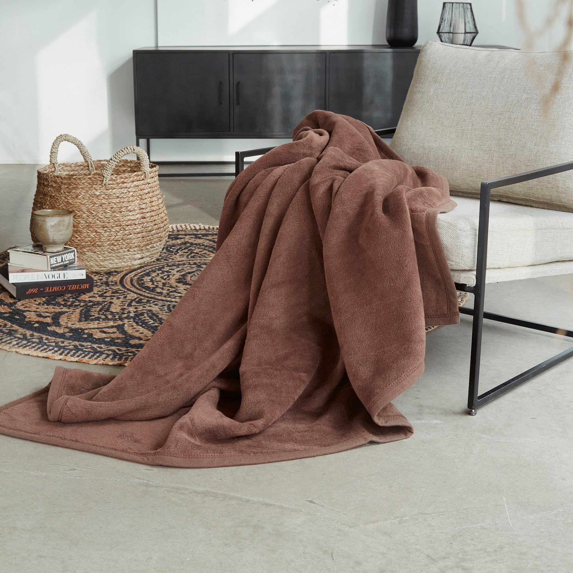 IBENA Kniedecke »Uni Kniedecke Luxus«, unifarbenes Design günstig online kaufen