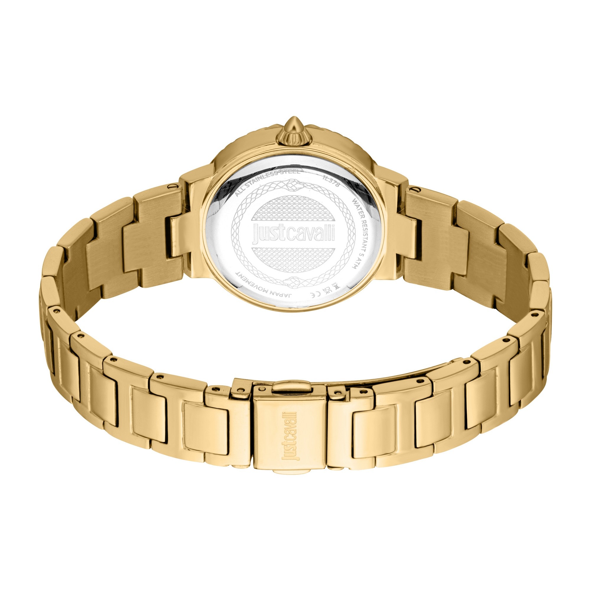 Just Cavalli Time Quarzuhr »Primavera«, (Set, 2 tlg., mit Armband), Armbanduhr, Damenuhr, Edelstahlarmband, Ideal auch als Geschenk