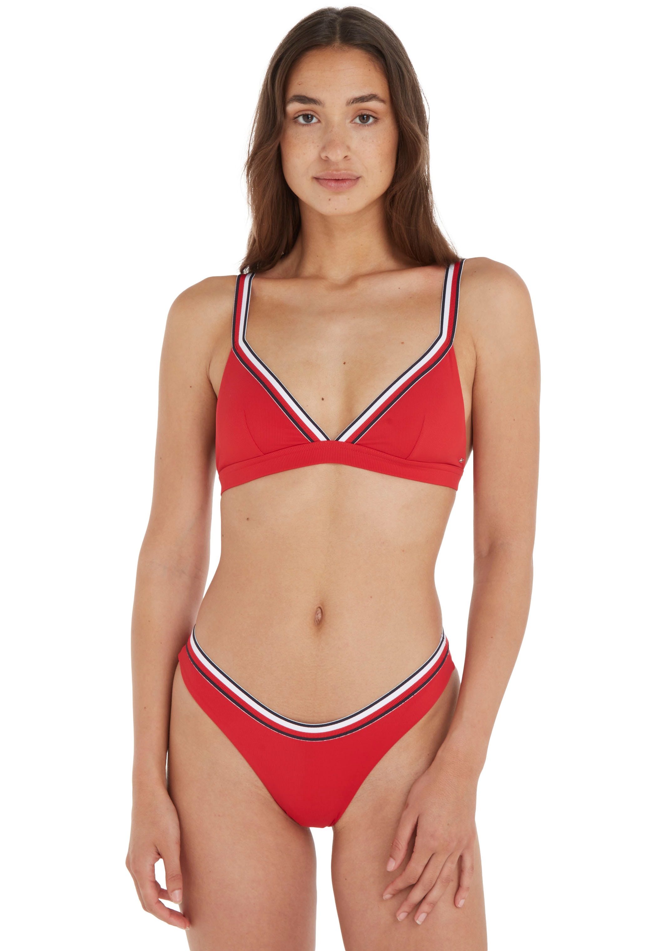 Tommy Hilfiger Swimwear Triangel-Bikini-Top »TRIANGLE RP«, mit Rippenstruktur