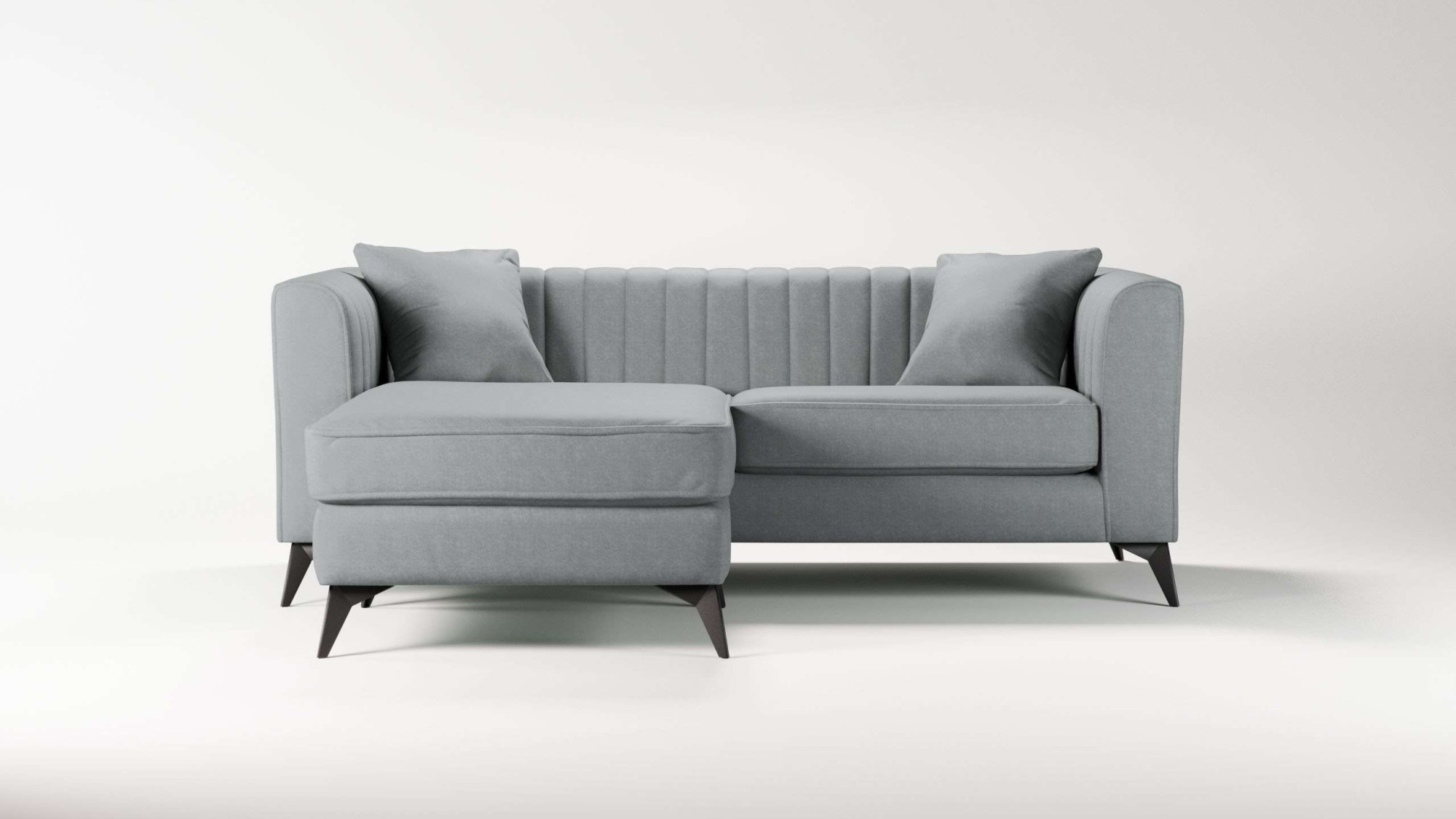 Places of Style Ecksofa »MATTHEW L-Form ideal für kleine Räume, Maße B/T/H: günstig online kaufen